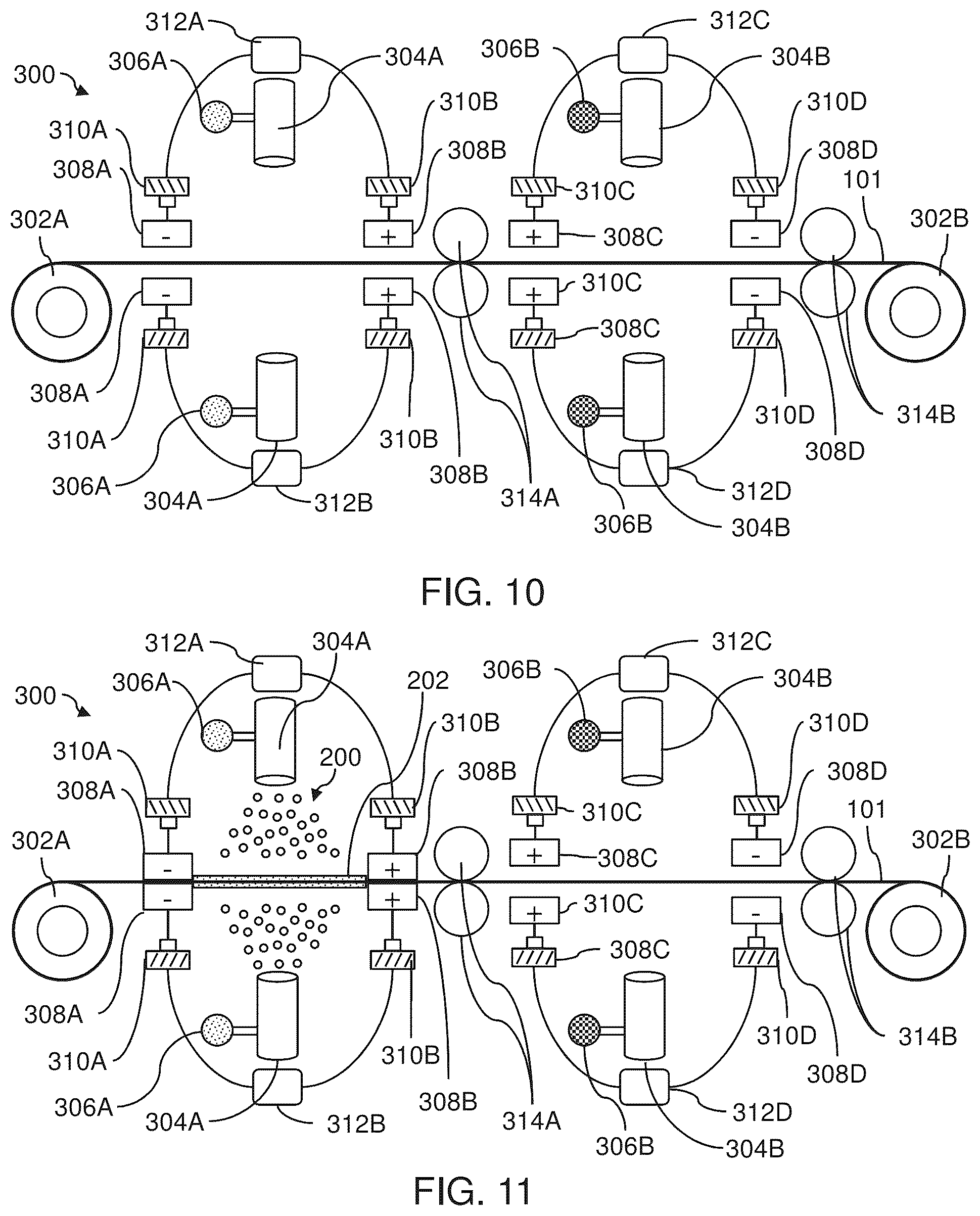 Patent US12508624 Figure 5 – Systems and methods for dry powder coating layers of an electrochemical cell