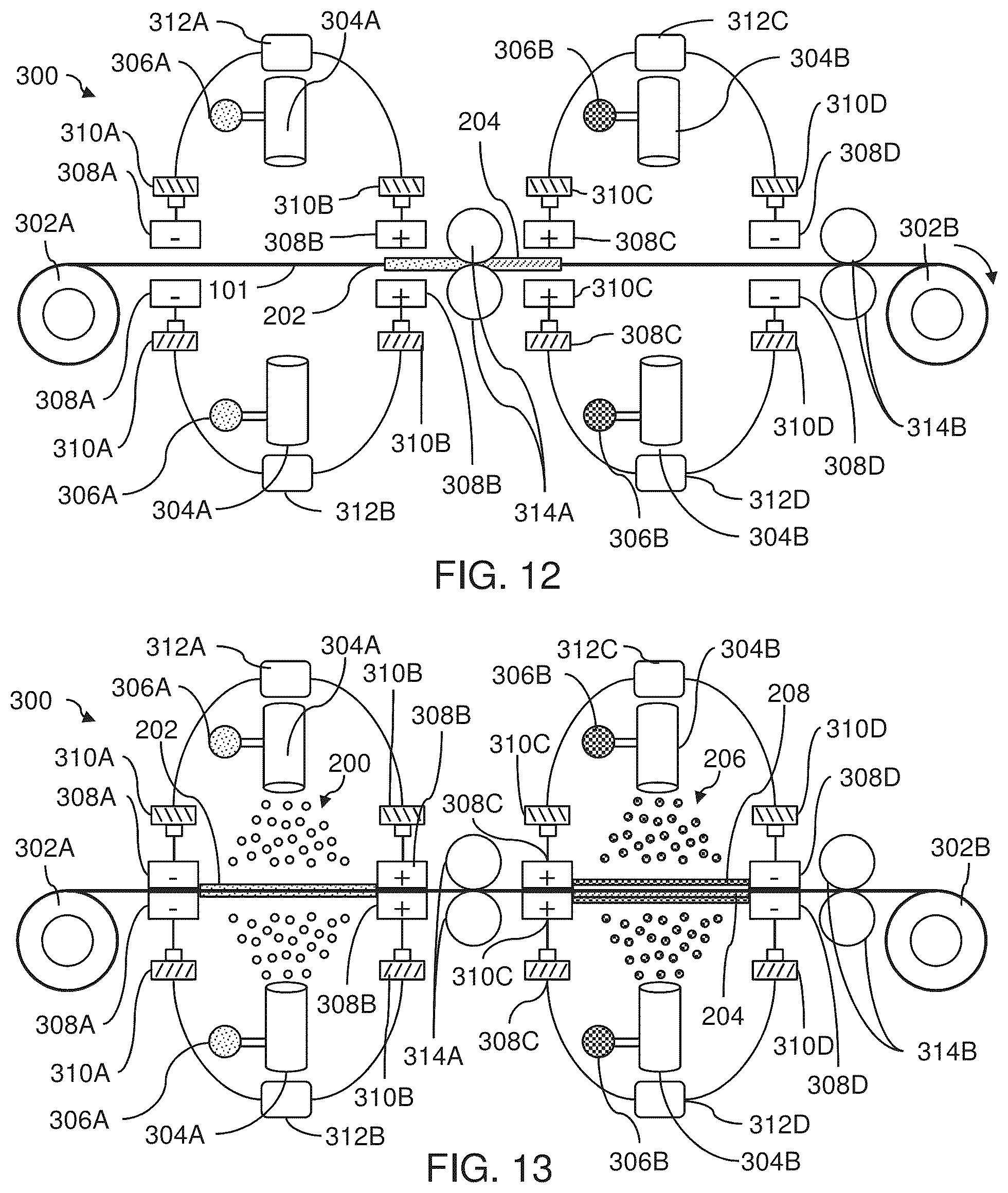 Patent US12508624 Figure 6 – Systems and methods for dry powder coating layers of an electrochemical cell