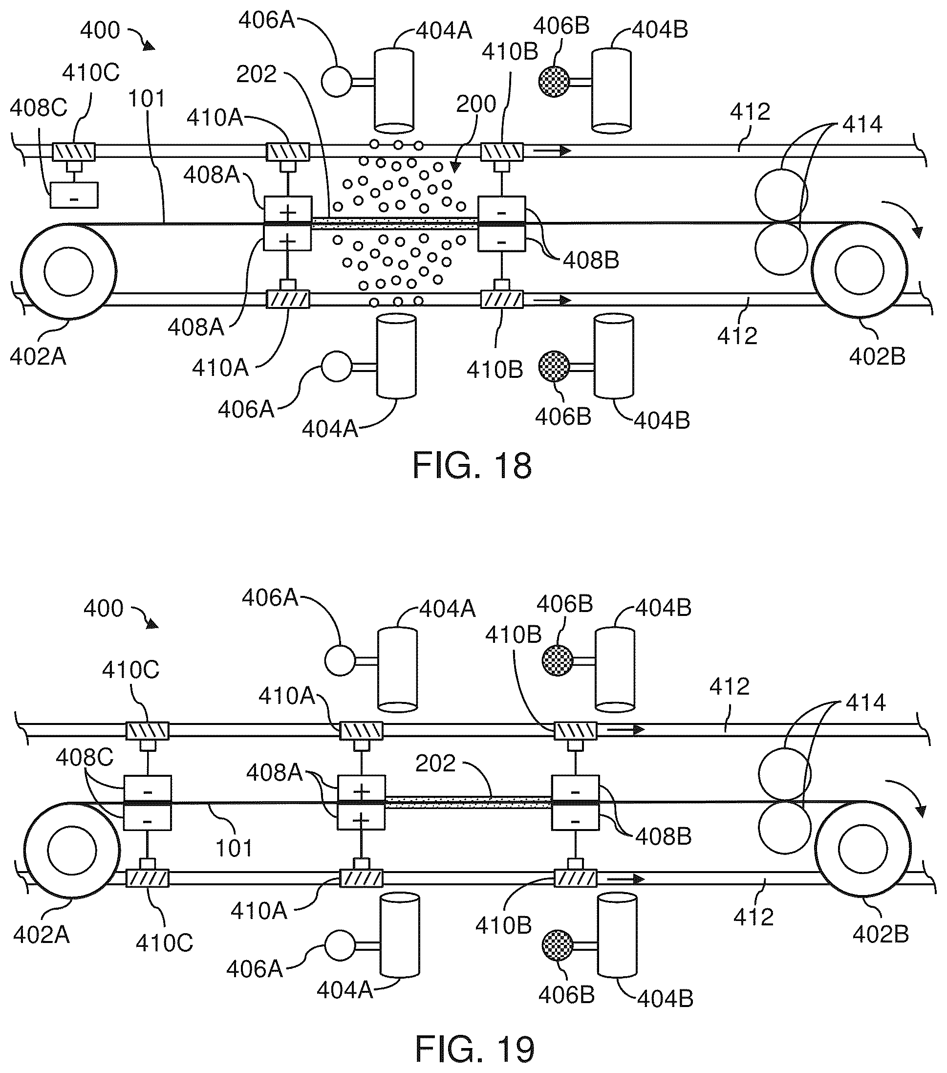 Patent US12508624 Figure 8 – Systems and methods for dry powder coating layers of an electrochemical cell