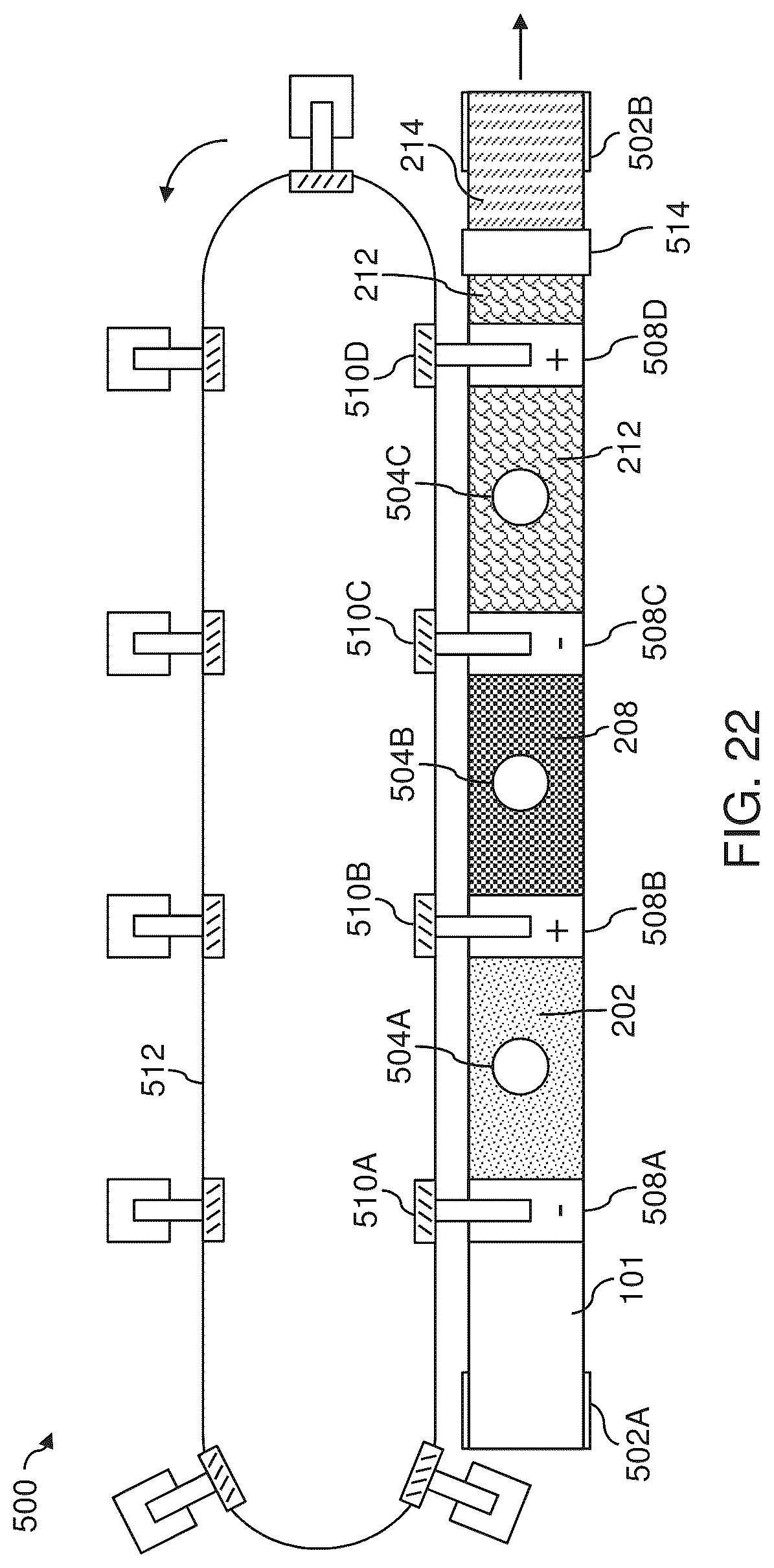 Patent US12508624 Figure 10 – Systems and methods for dry powder coating layers of an electrochemical cell