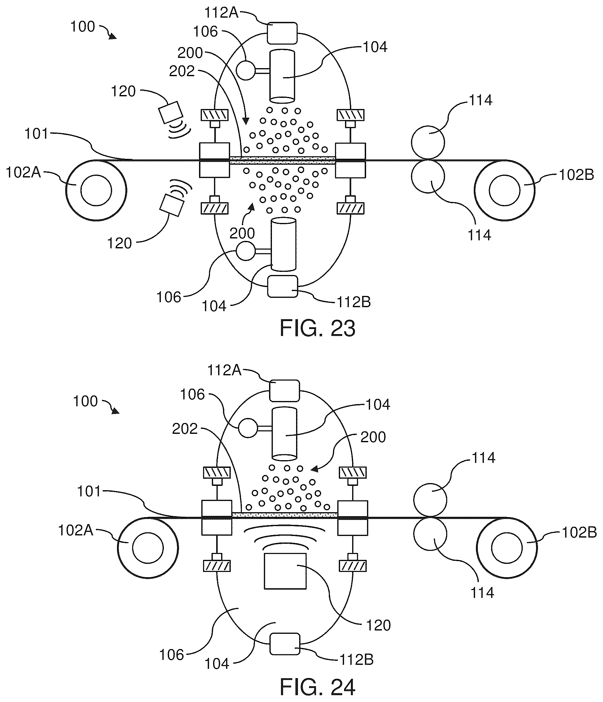 Patent US12508624 Figure 11 – Systems and methods for dry powder coating layers of an electrochemical cell