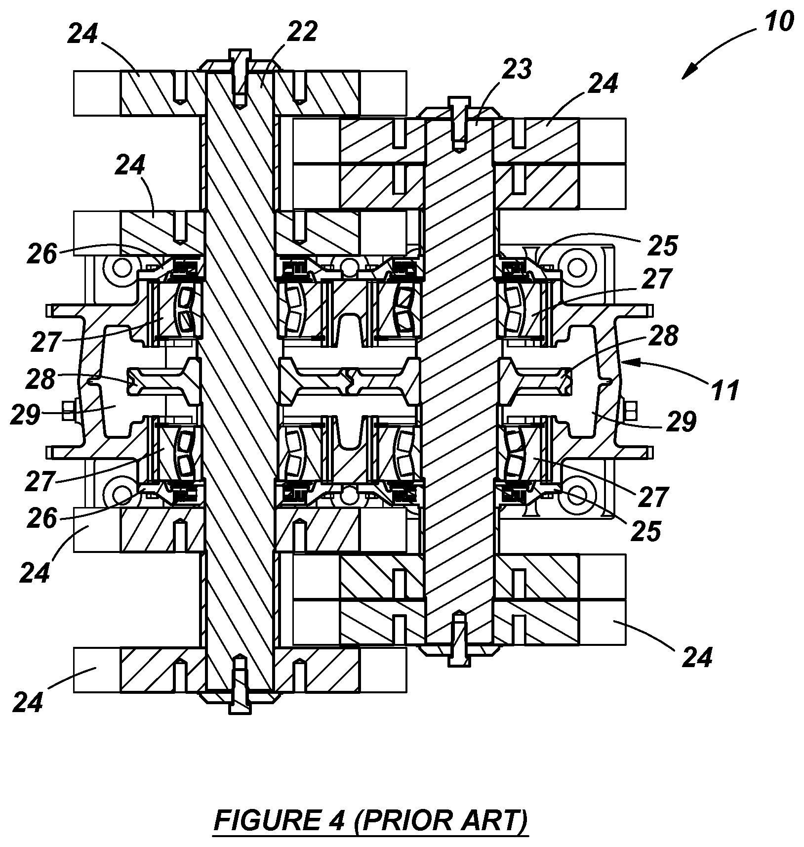 Patent US12508626 Figure 3 – Exciter with separate housing and mounting plate