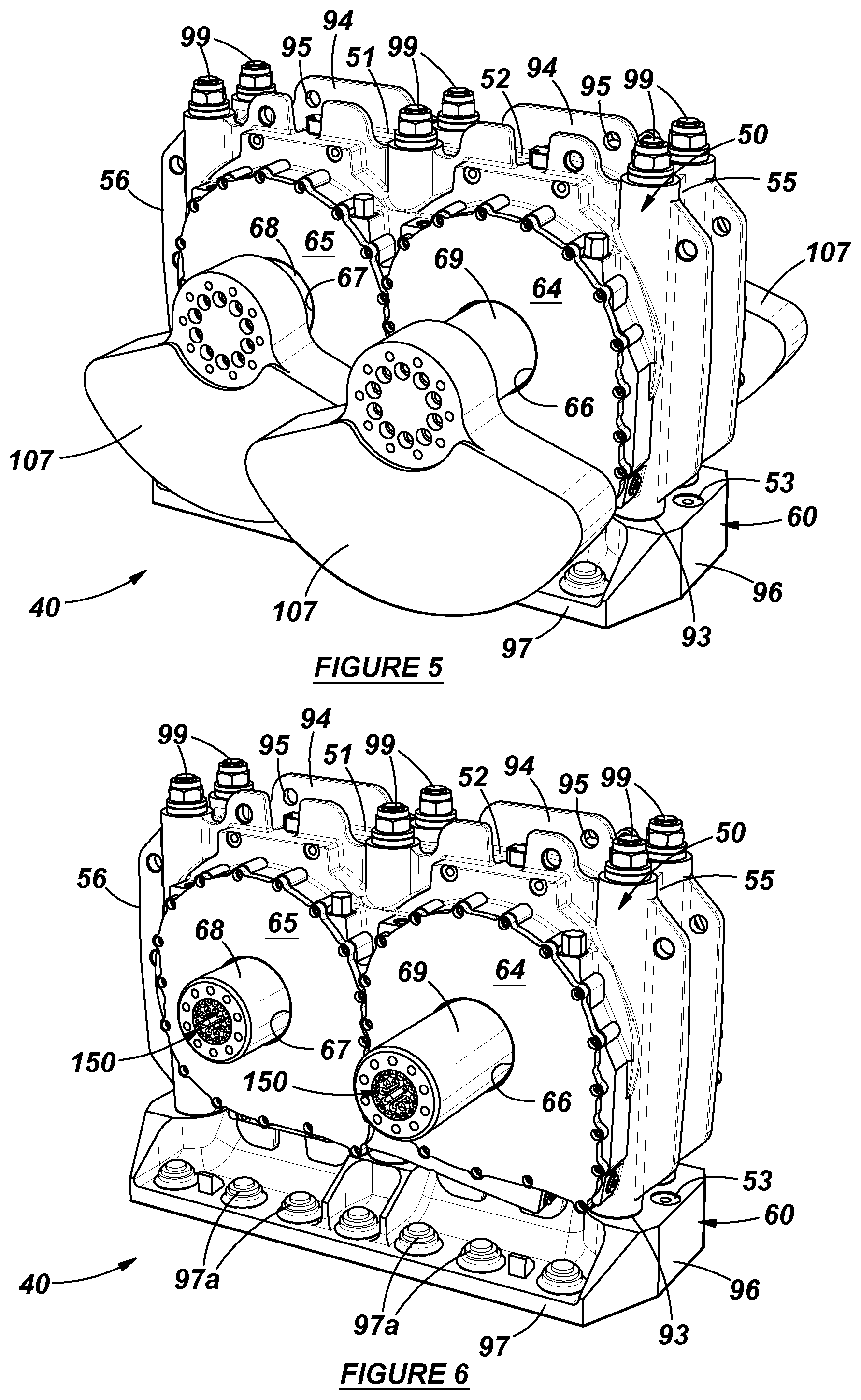 Patent US12508626 Figure 4 – Exciter with separate housing and mounting plate
