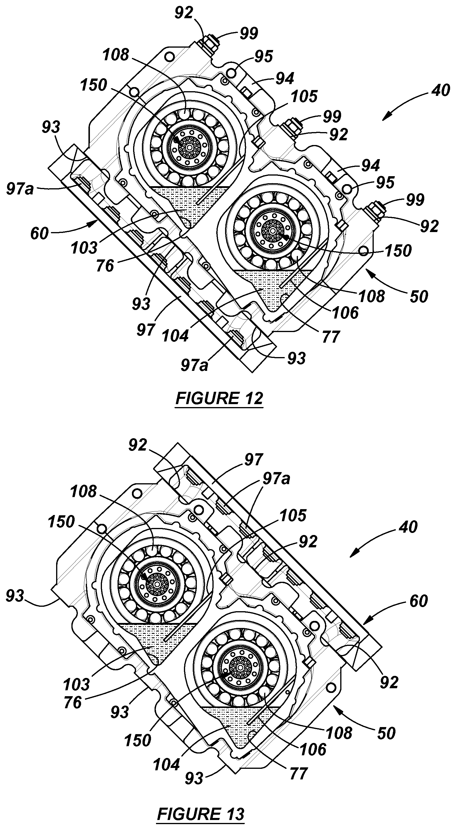 Patent US12508626 Figure 8 – Exciter with separate housing and mounting plate