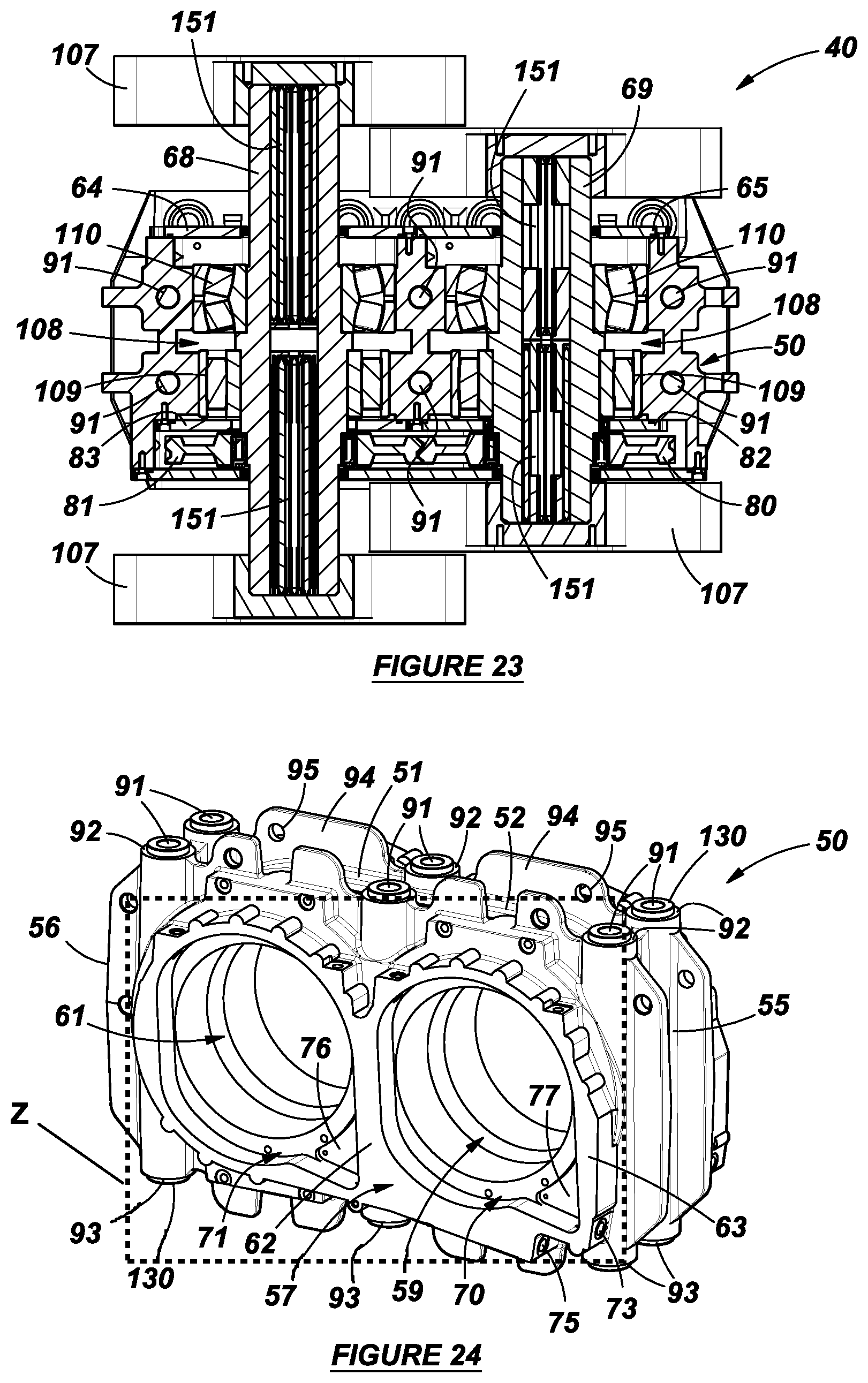 Patent US12508626 Figure 13 – Exciter with separate housing and mounting plate