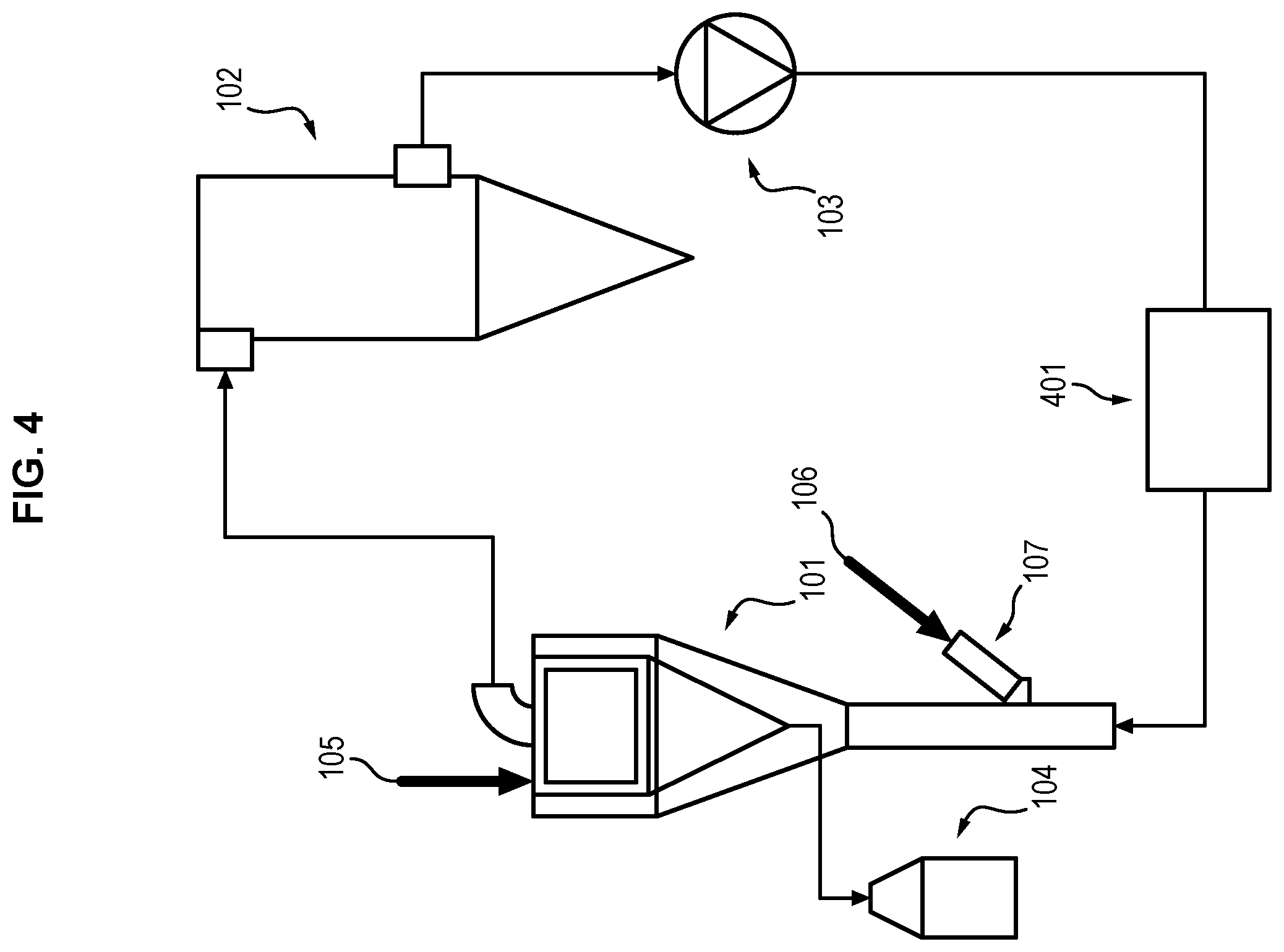 Patent US12508627 Figure 4 – Particle separation device for additive manufacture and additive manufacturing apparatus