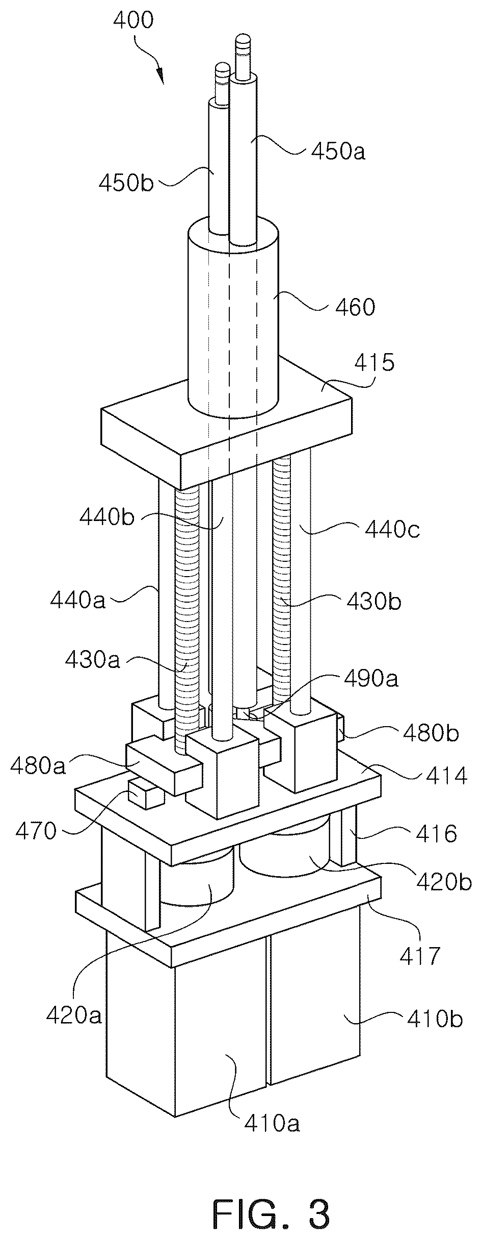 Patent US12508633 Figure 3 – Moving assembly for recovery guard and substrate processing apparatus