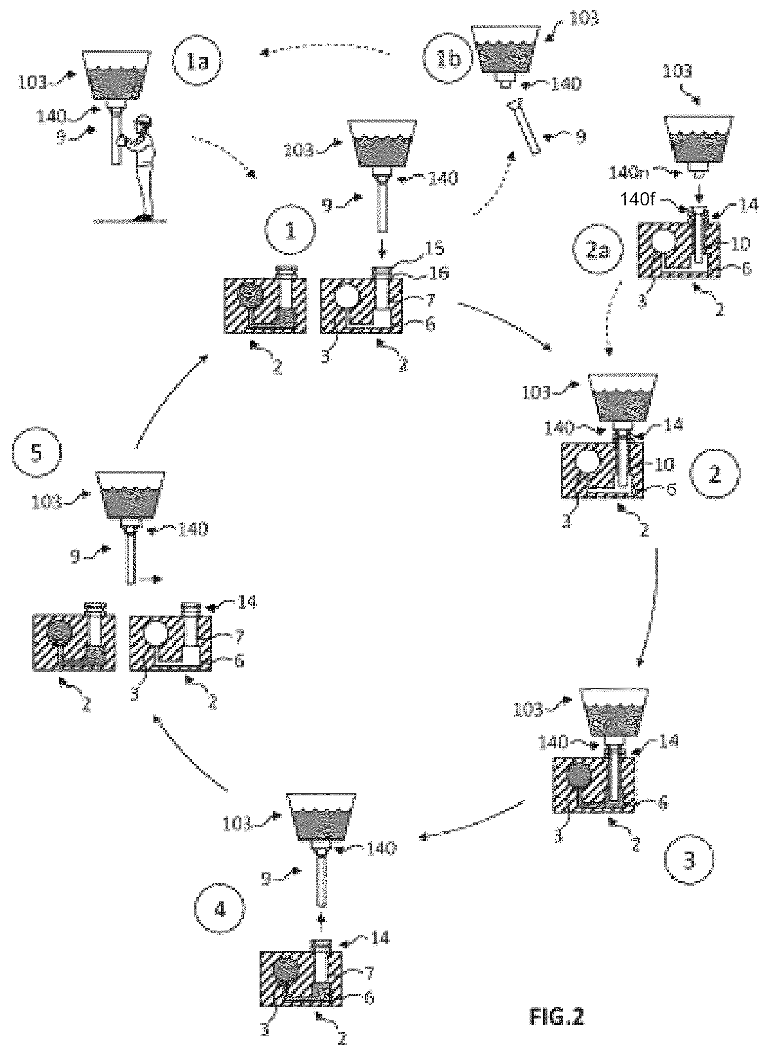 Patent US12508646 Figure 2 – Mould for casting molten metal comprising a coupling mechanism for a shroud, casting installation for casting a molten metal and method for casting a molten metal