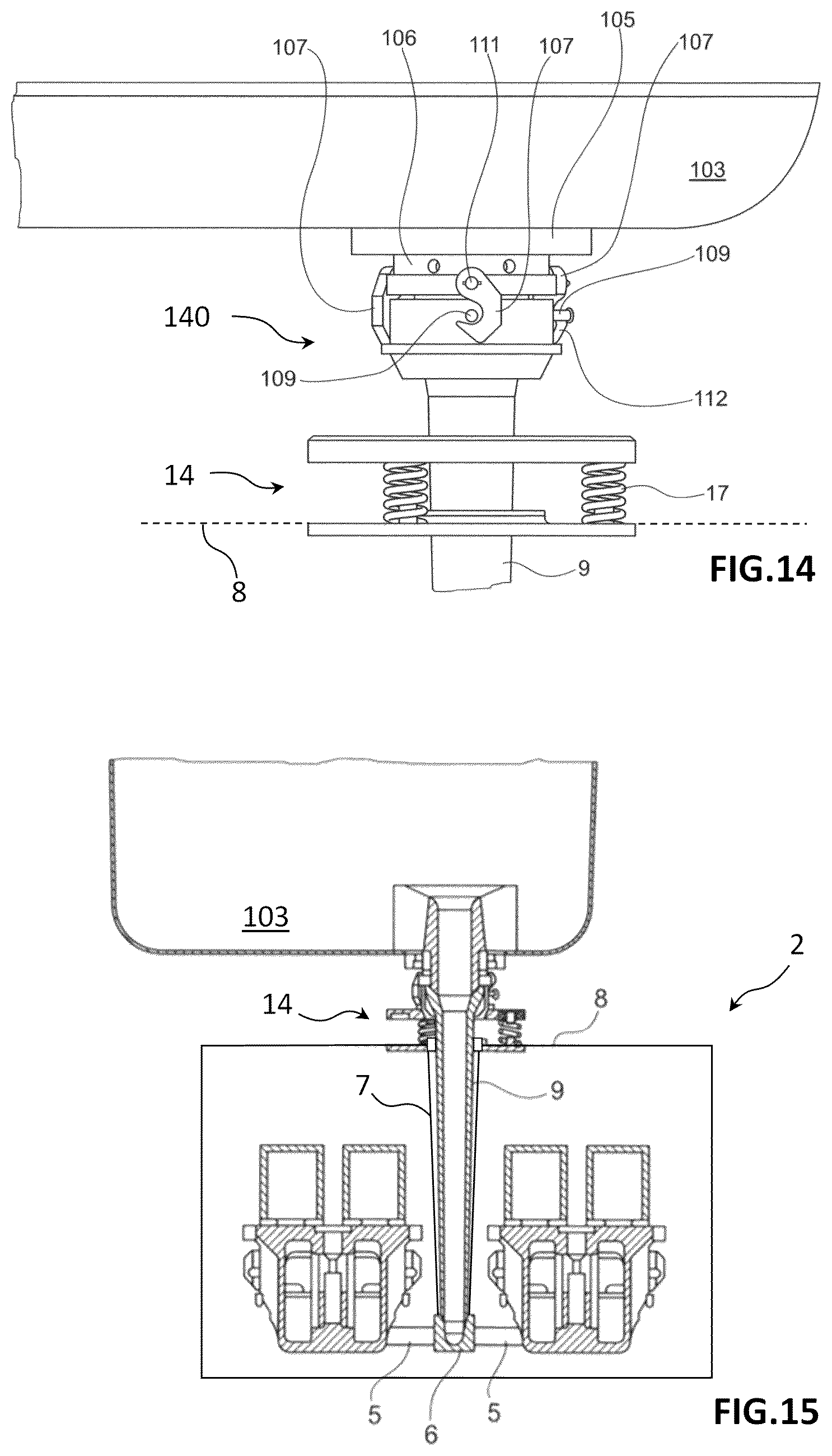 Patent US12508646 Figure 10 – Mould for casting molten metal comprising a coupling mechanism for a shroud, casting installation for casting a molten metal and method for casting a molten metal