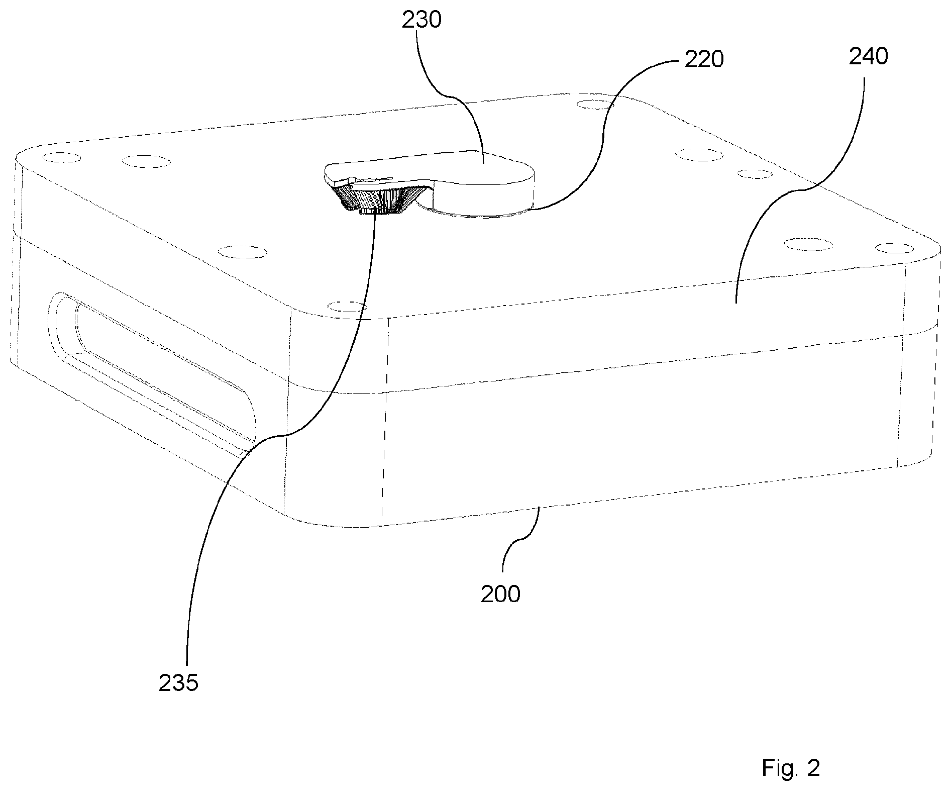 Patent US12508651 Figure 2 – Method for manufacturing an article on top of a base device