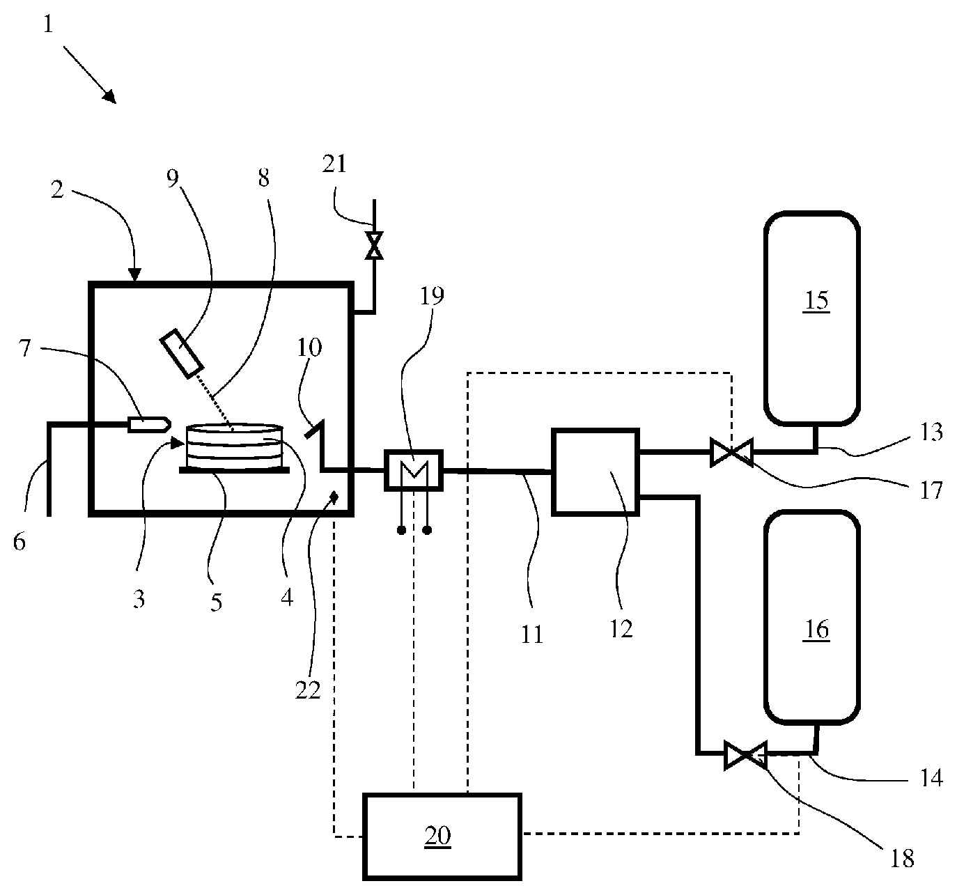 Patent US12508652 Figure 1 – Method and apparatus for additive manufacturing under protective gas