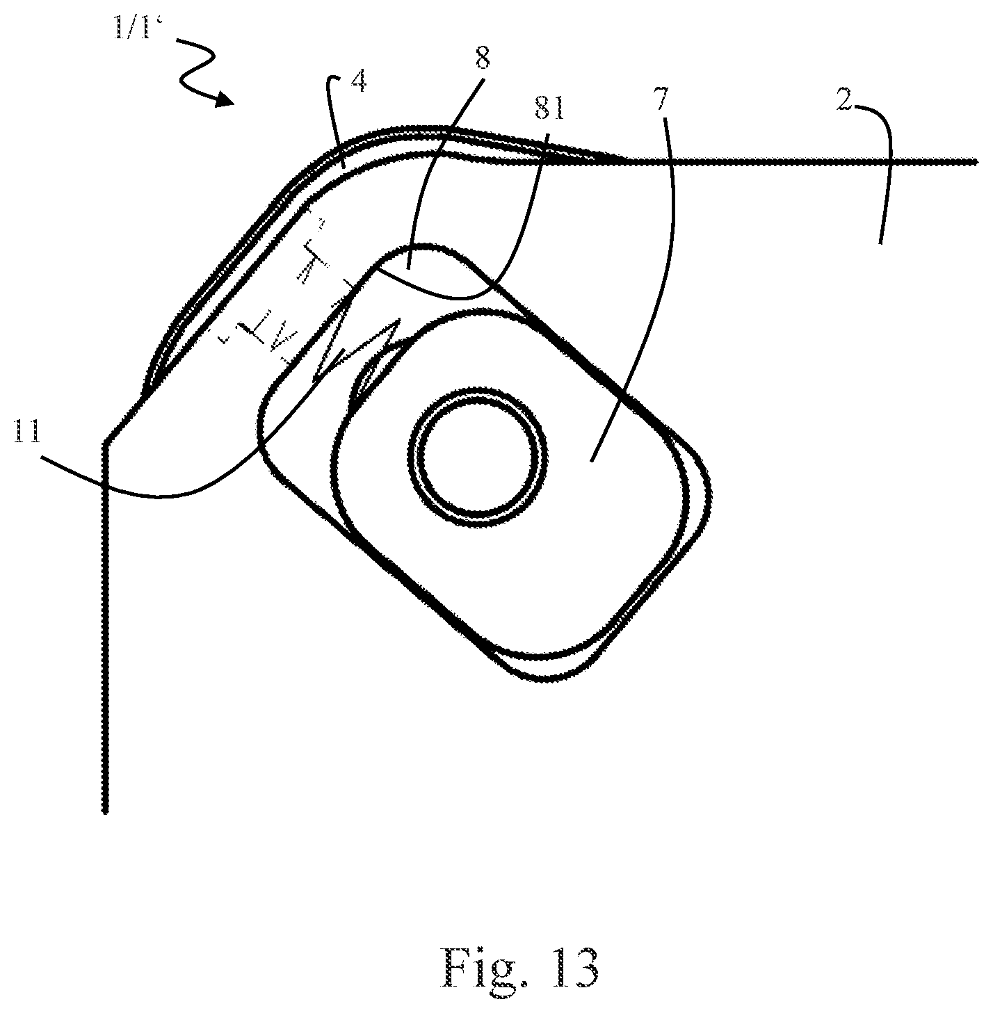 Patent US12508656 Figure 7 – Machining tool and method for indexing a cutting insert