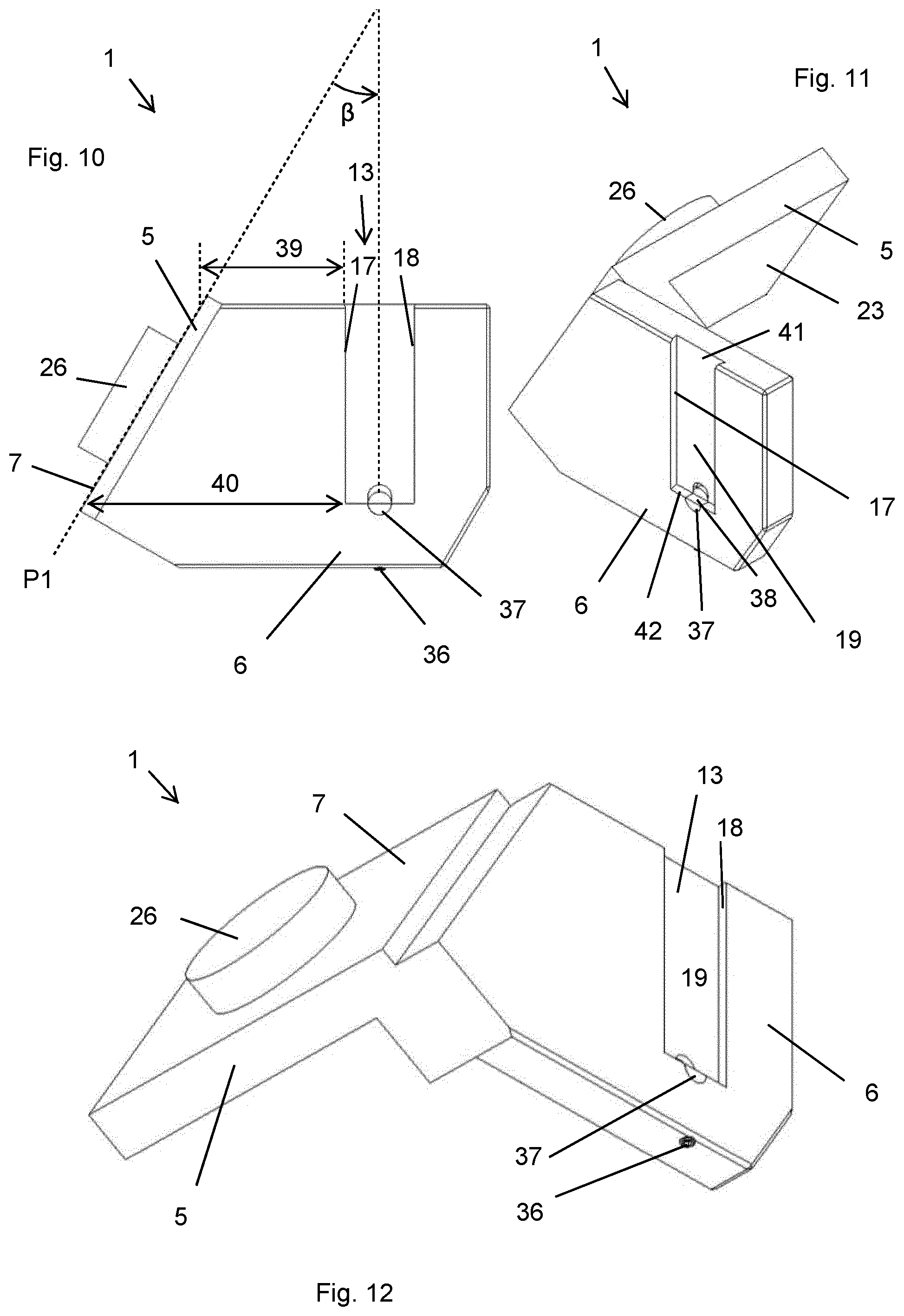 Patent US12508657 Figure 4 – Tool holder and a parting and grooving tool for an indexable turret, and a machining method therefor