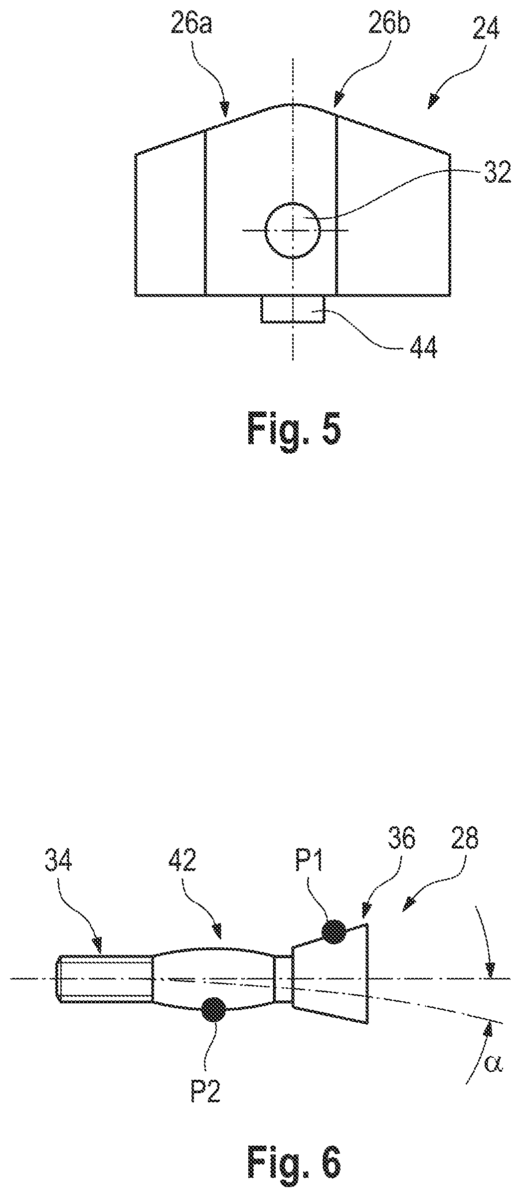 Patent US12508660 Figure 3 – Rotary cutting tool and holding element for a rotary cutting tool