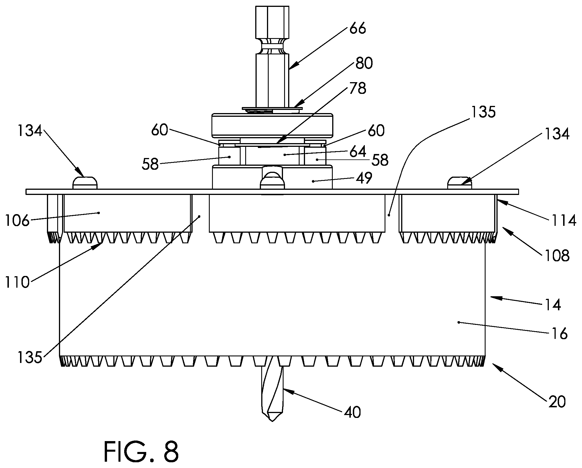 Patent US12508662 Figure 5 – Hole saw