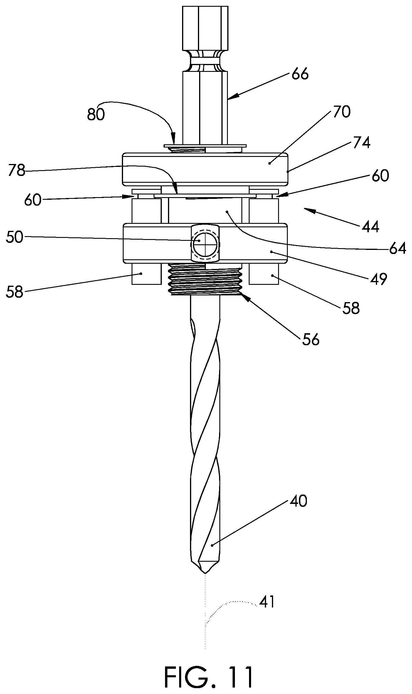 Patent US12508662 Figure 7 – Hole saw