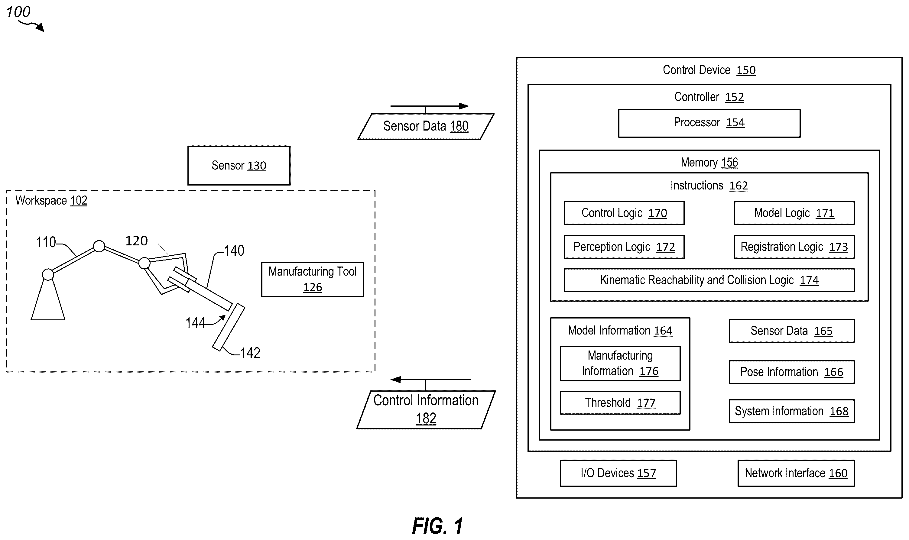 Patent US12508665 Figure 1 – Autonomous assembly robots