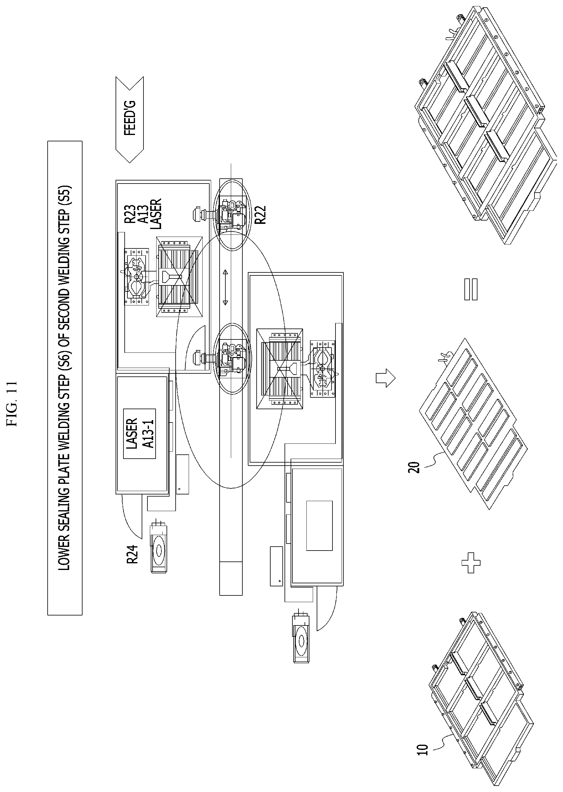 Patent US12508667 Figure 12 – Electric vehicle battery case manufacturing method