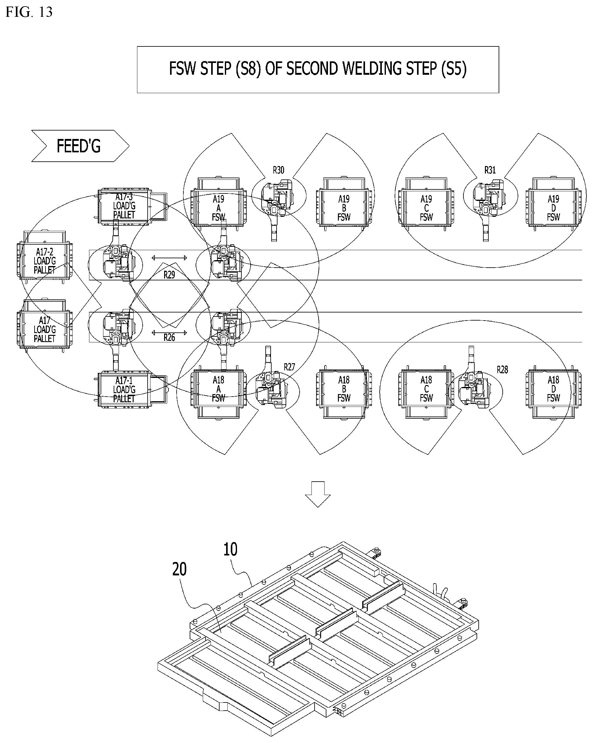 Patent US12508667 Figure 14 – Electric vehicle battery case manufacturing method
