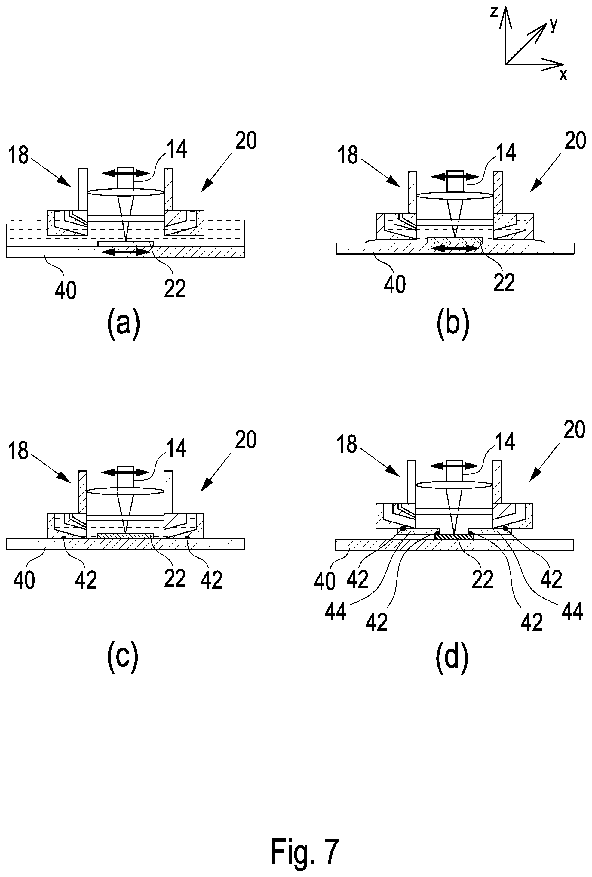 Patent US12508671 Figure 7 – System and method for laser processing of workpieces in liquid
