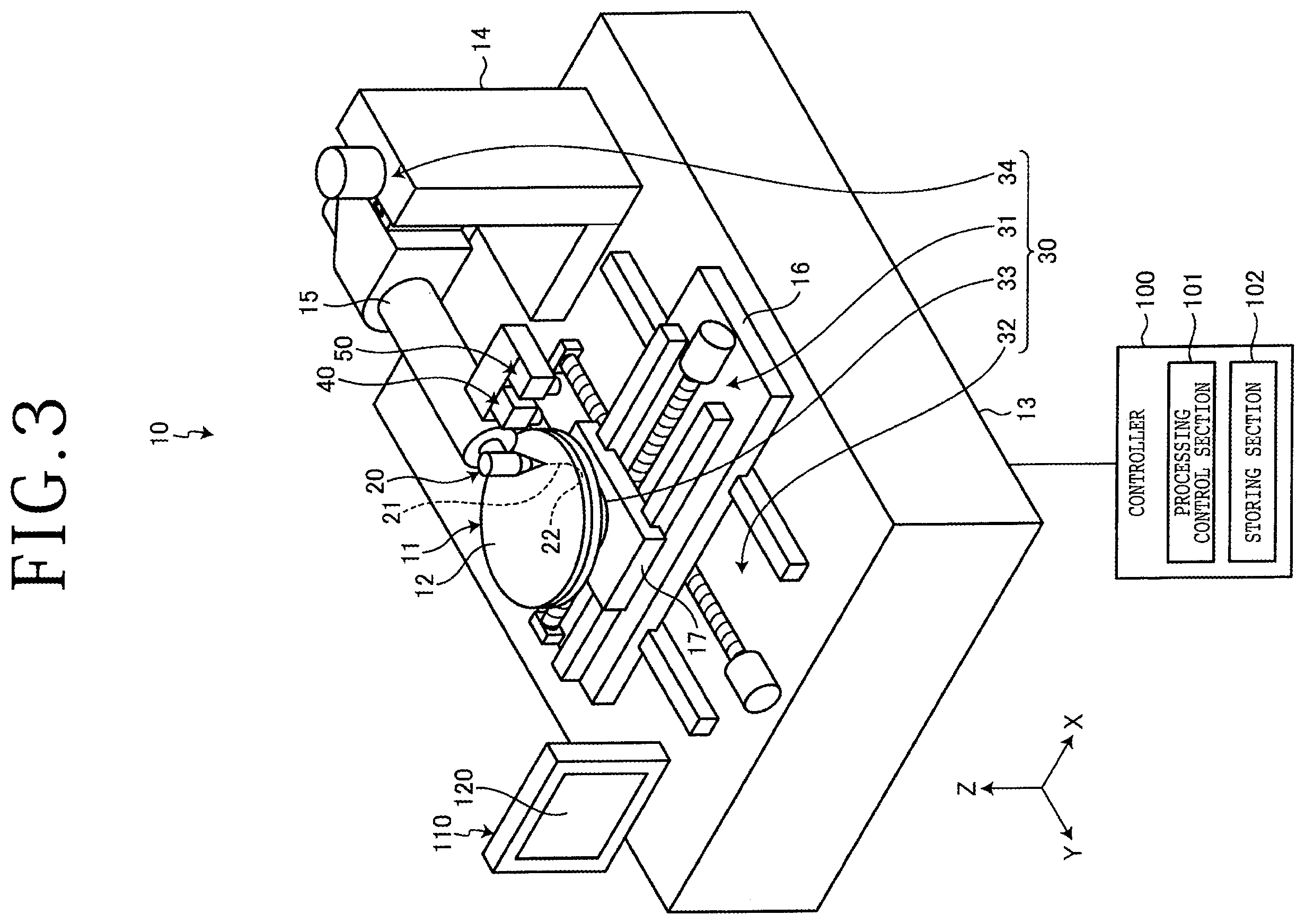 Patent US12508674 Figure 2 – Detection method of resistivity and processing method of plate-shaped workpiece