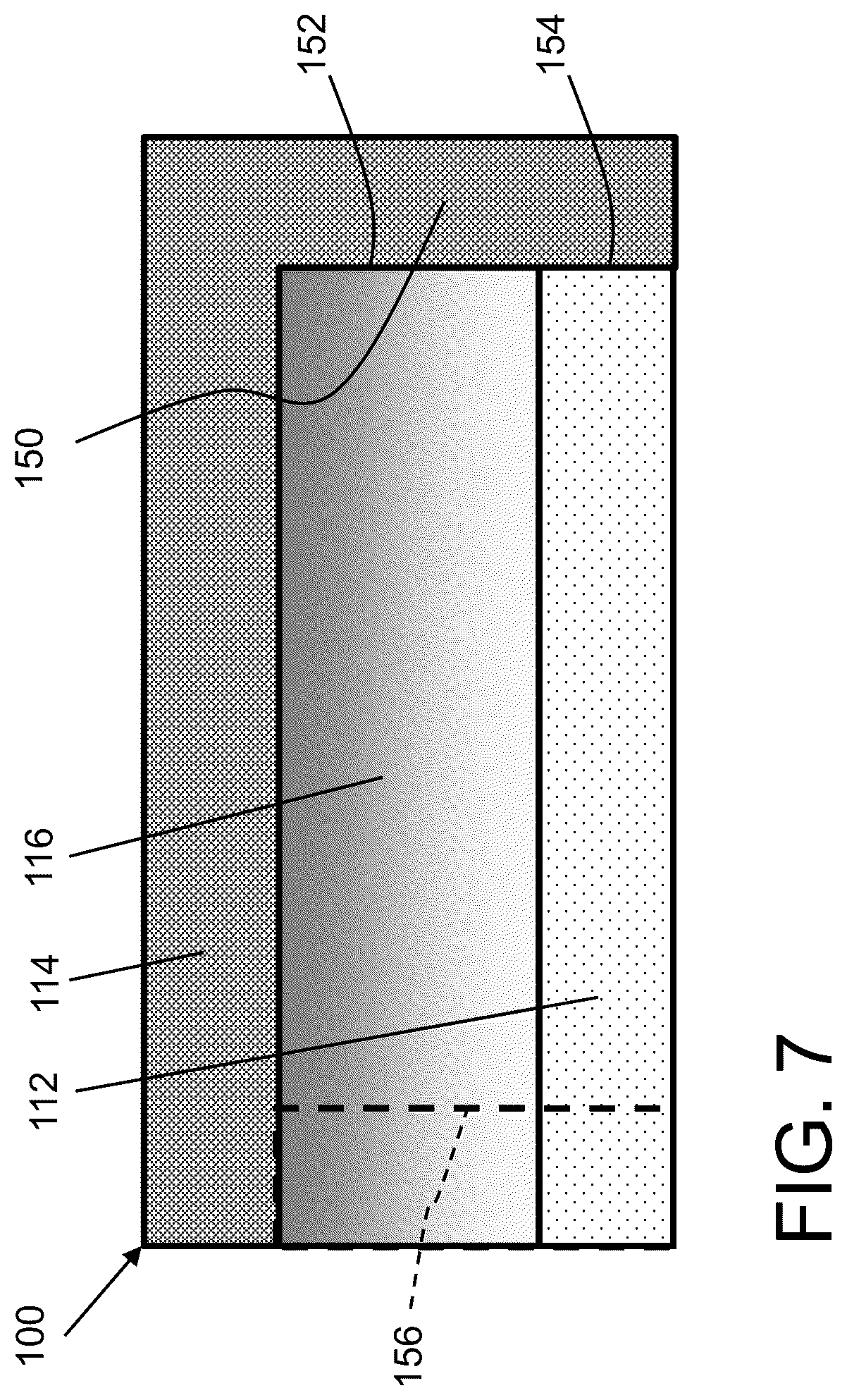 Patent US12508675 Figure 7 – Braze tape with central region with low and high melting temperature alloy material, and related method