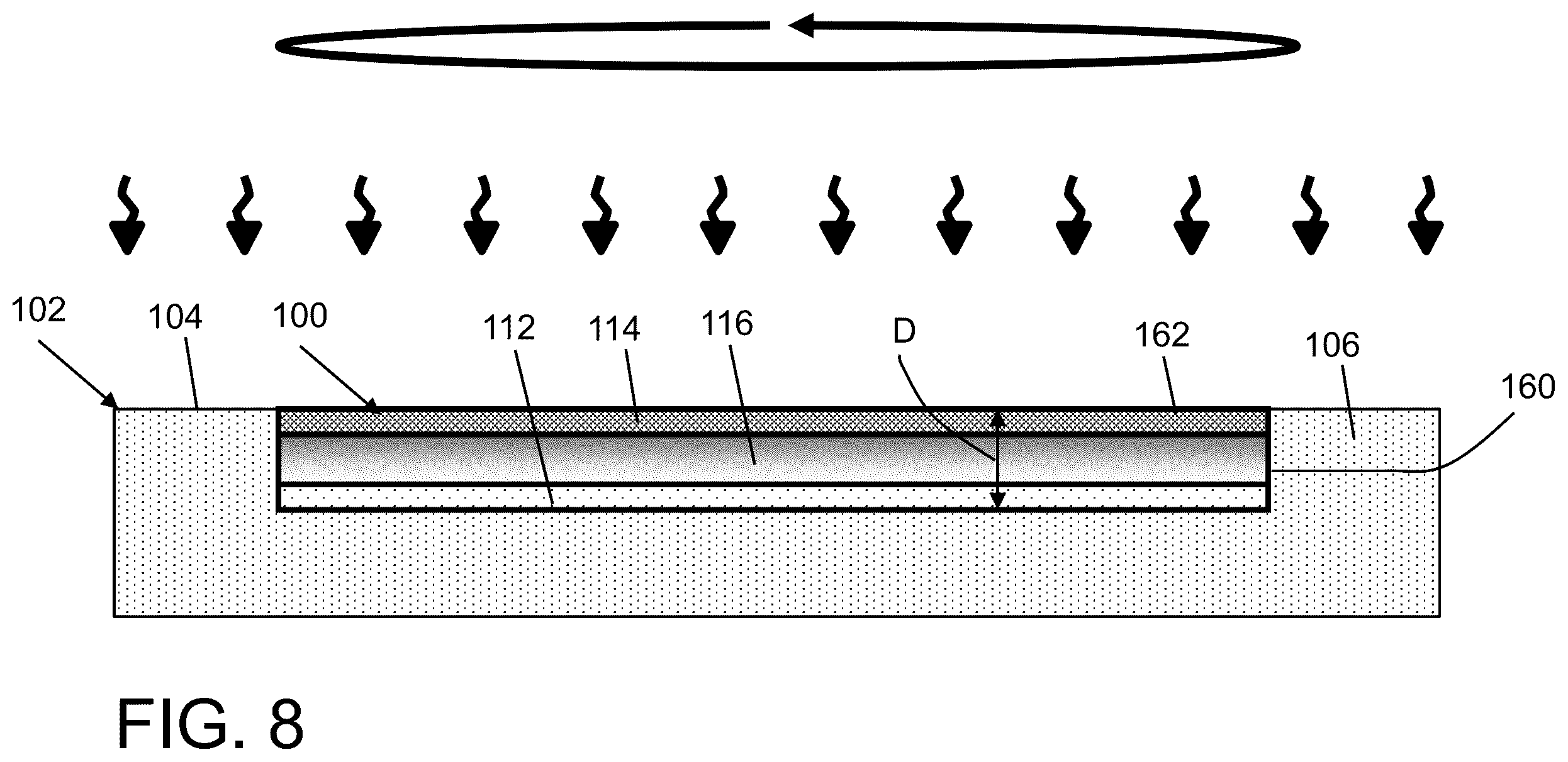 Patent US12508675 Figure 8 – Braze tape with central region with low and high melting temperature alloy material, and related method