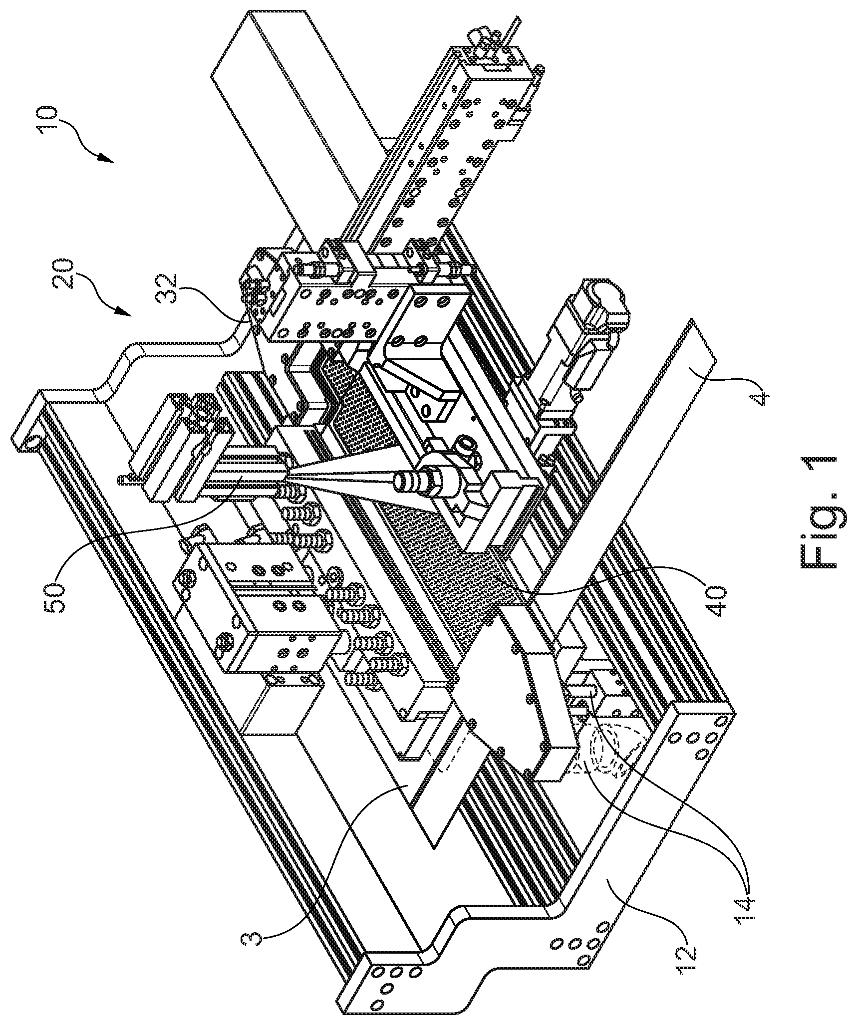 Patent US12508678 Figure 1 – Apparatus and method for cutting a film-like workpiece