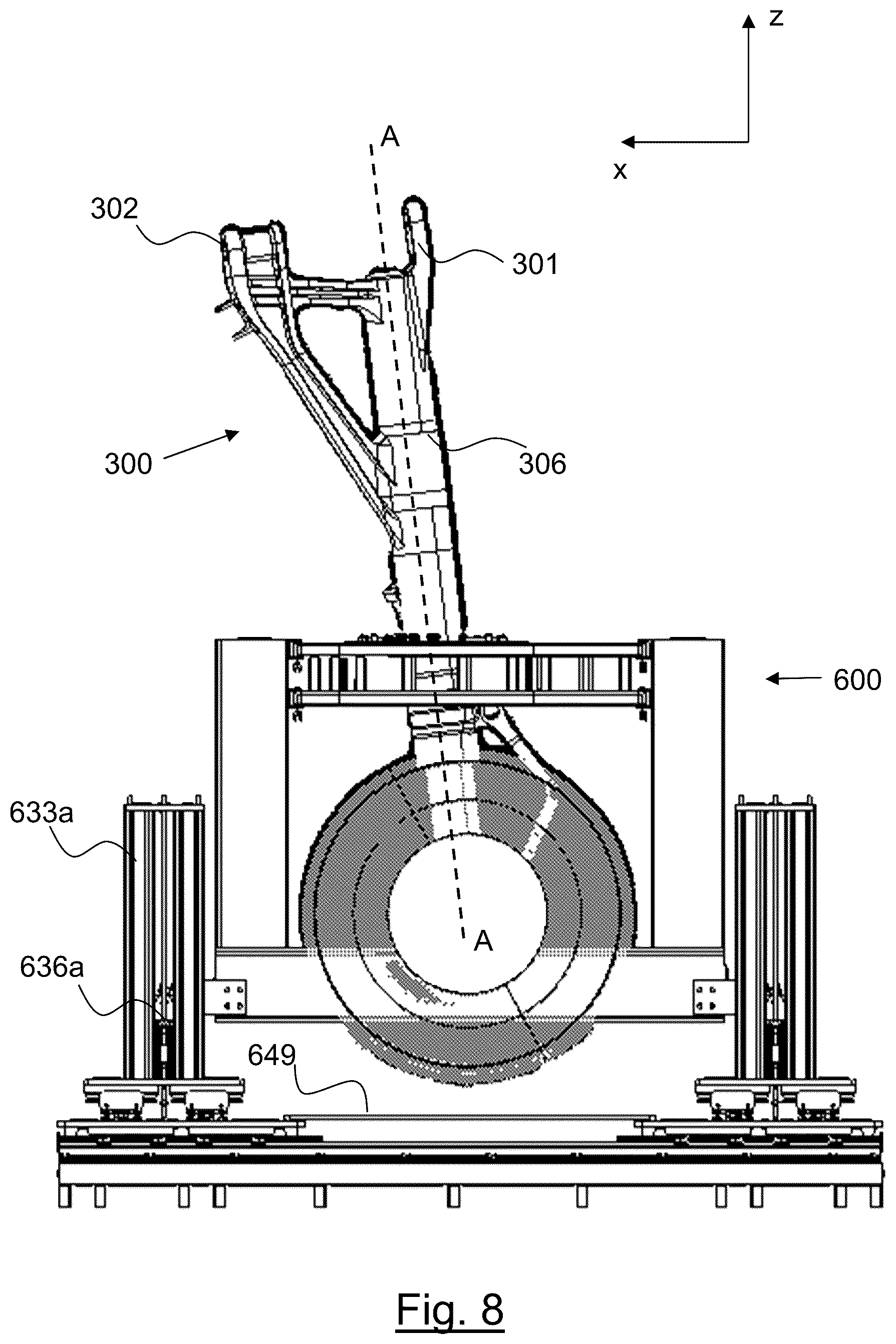 Patent US12508681 Figure 8 – Assembly of components to bodies