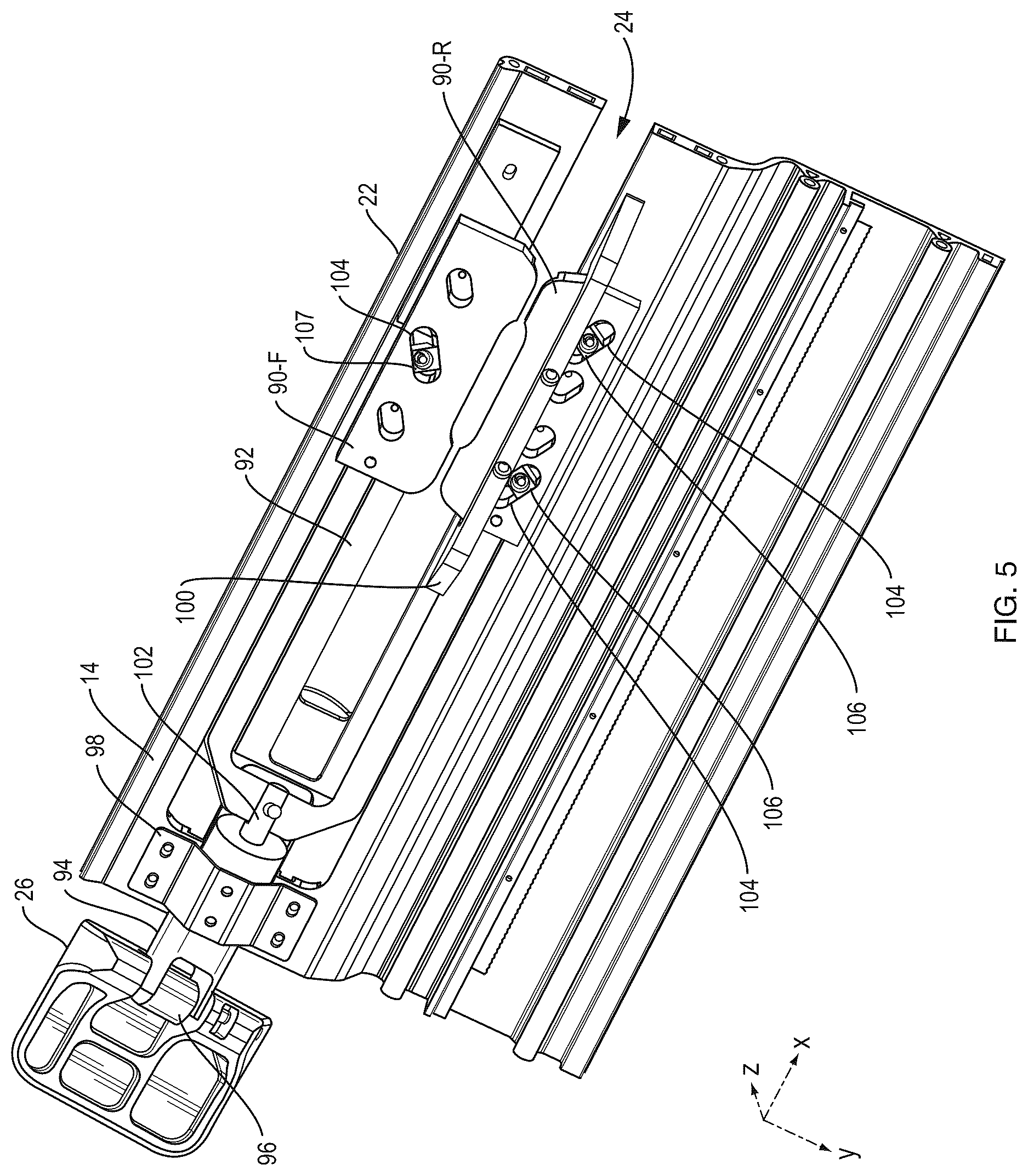 Patent US12508684 Figure 5 – Skate blade sharpening system
