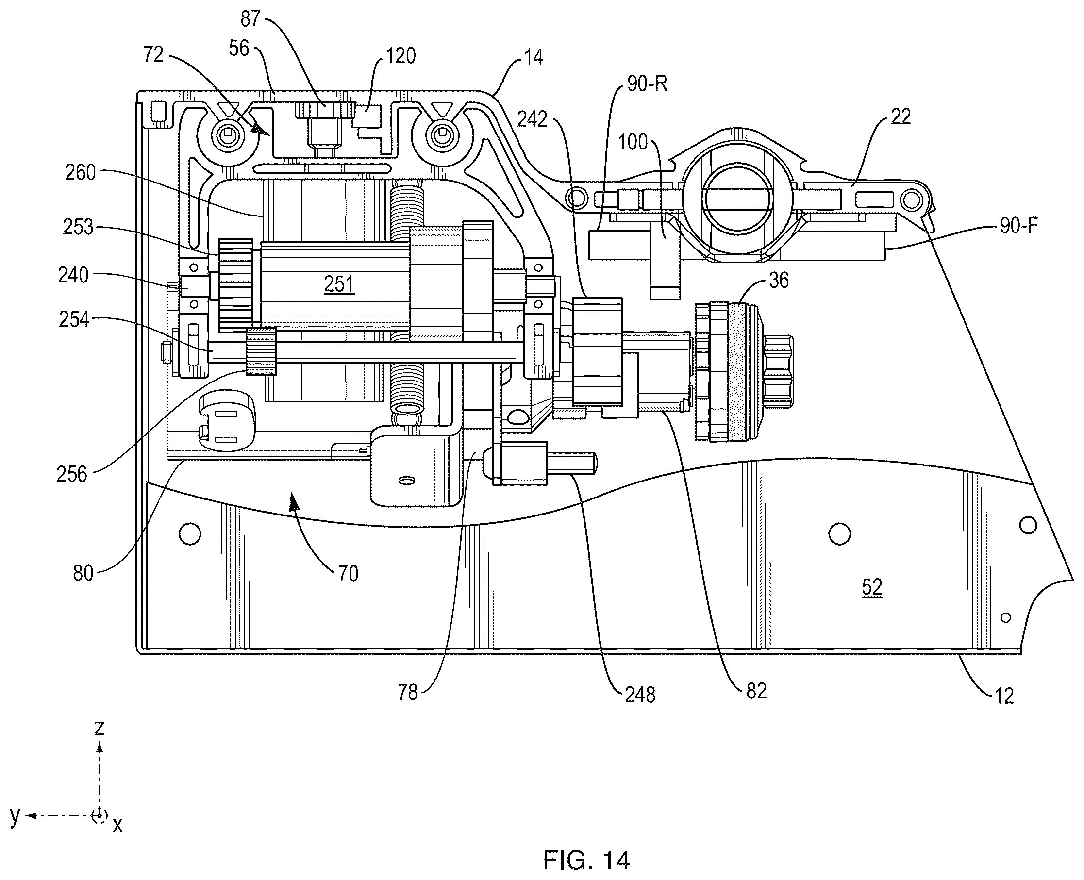 Patent US12508684 Figure 14 – Skate blade sharpening system