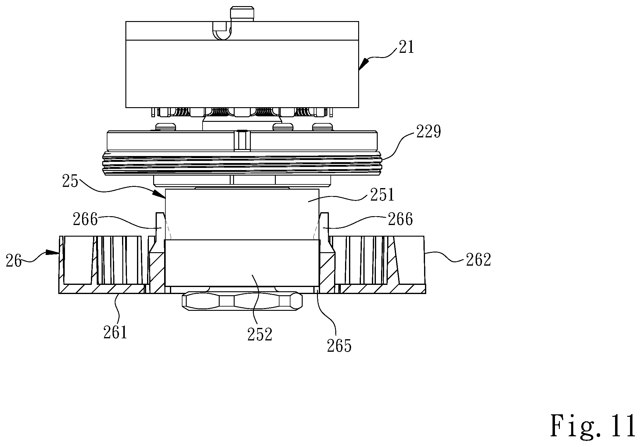 Patent US12508686 Figure 11 – Electric tool grinding machine