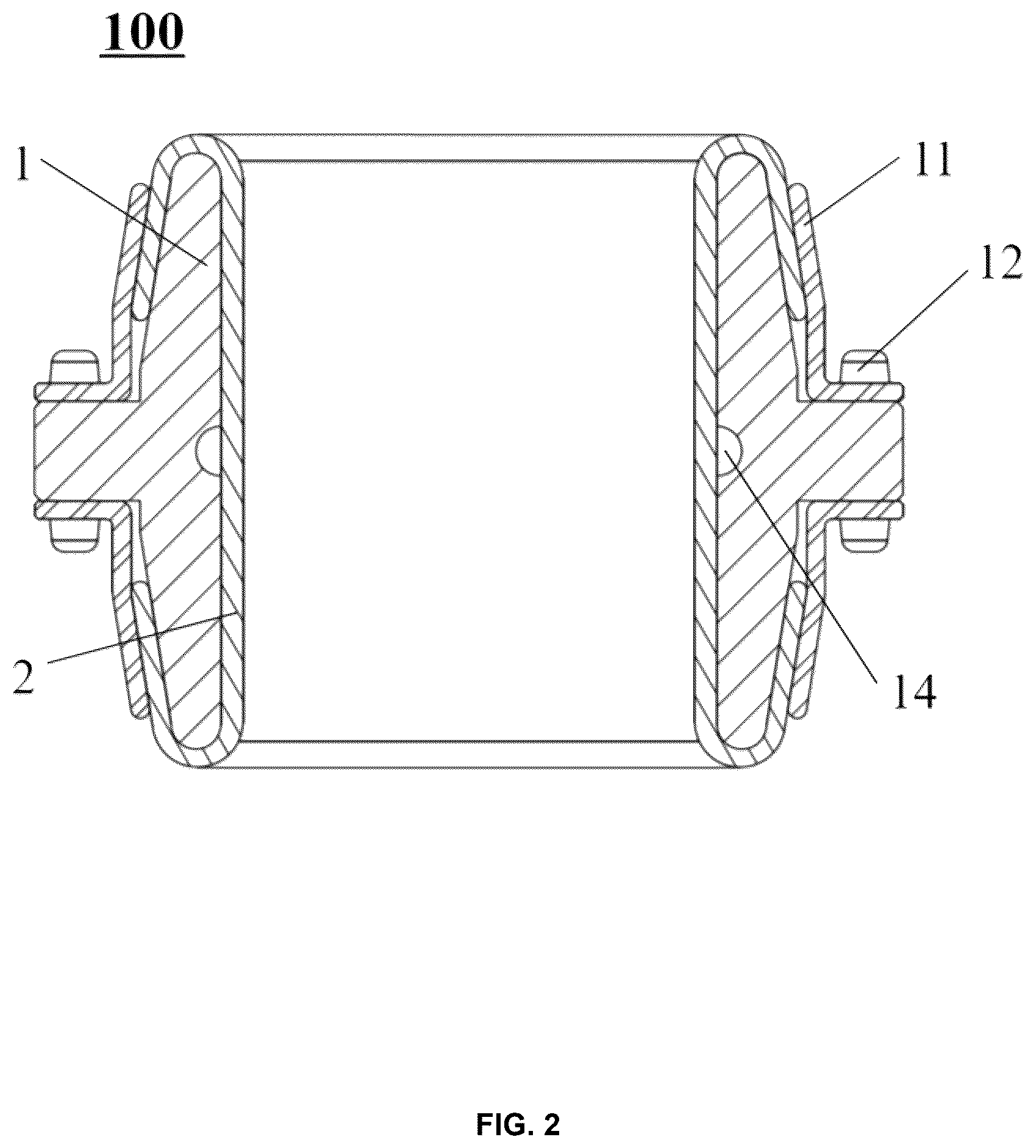 Patent US12508690 Figure 2 – External clip-on fixture