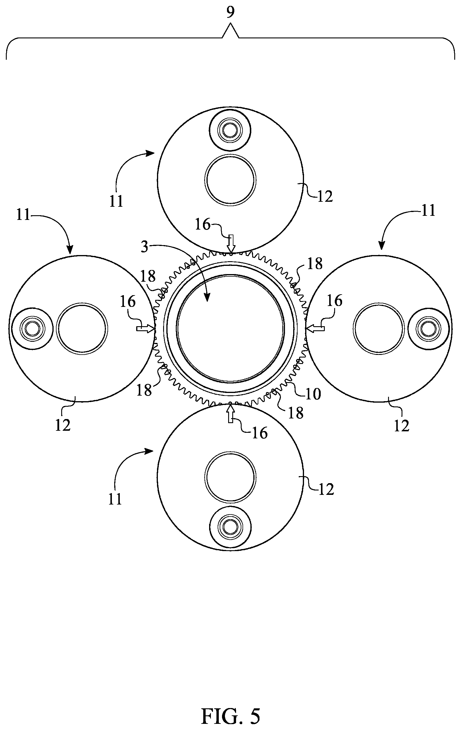Patent US12508691 Figure 5 – Self-releasing clamping tool