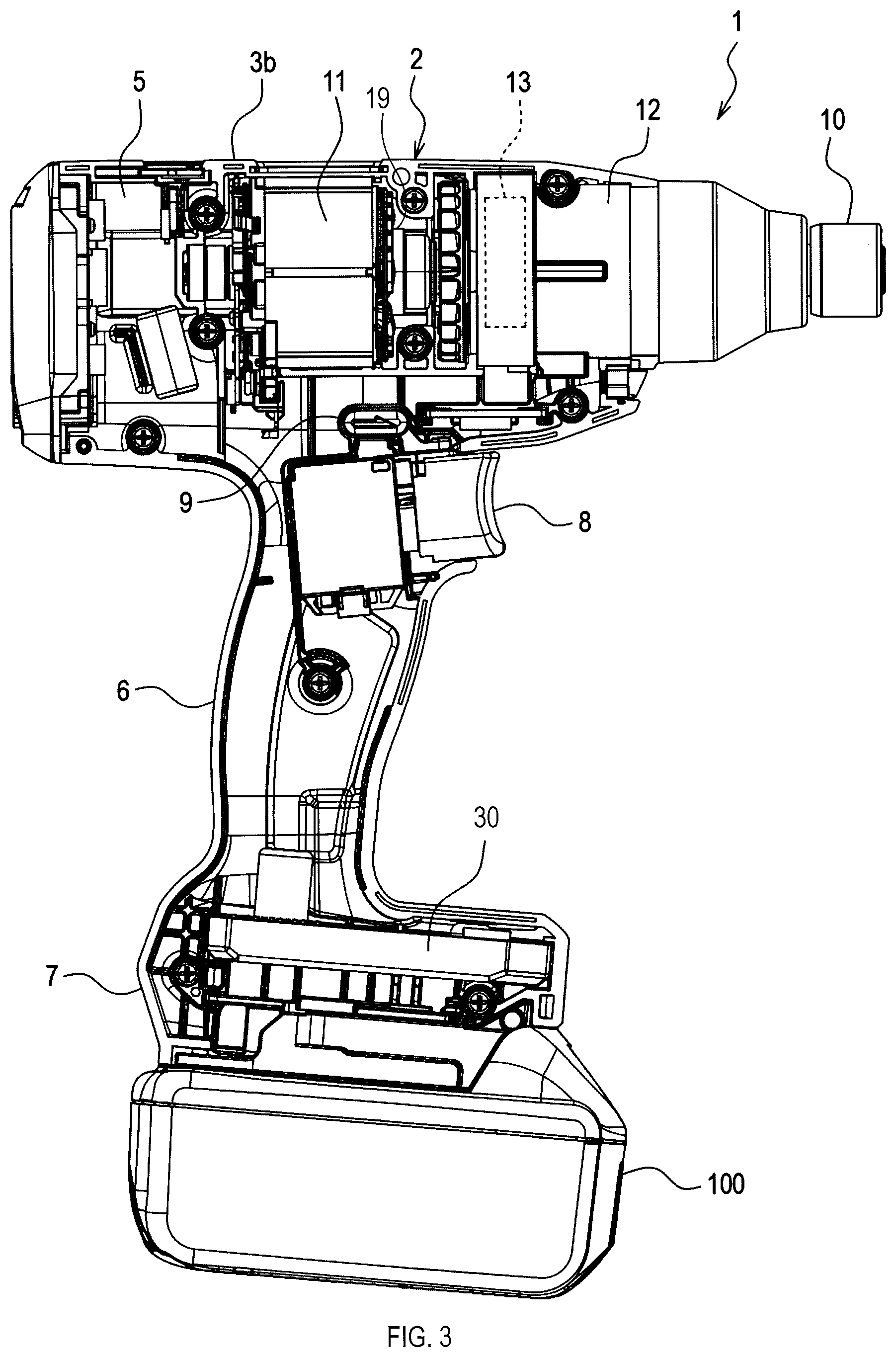 Patent US12508693 Figure 3 – Technique for controlling motor in electric power tool
