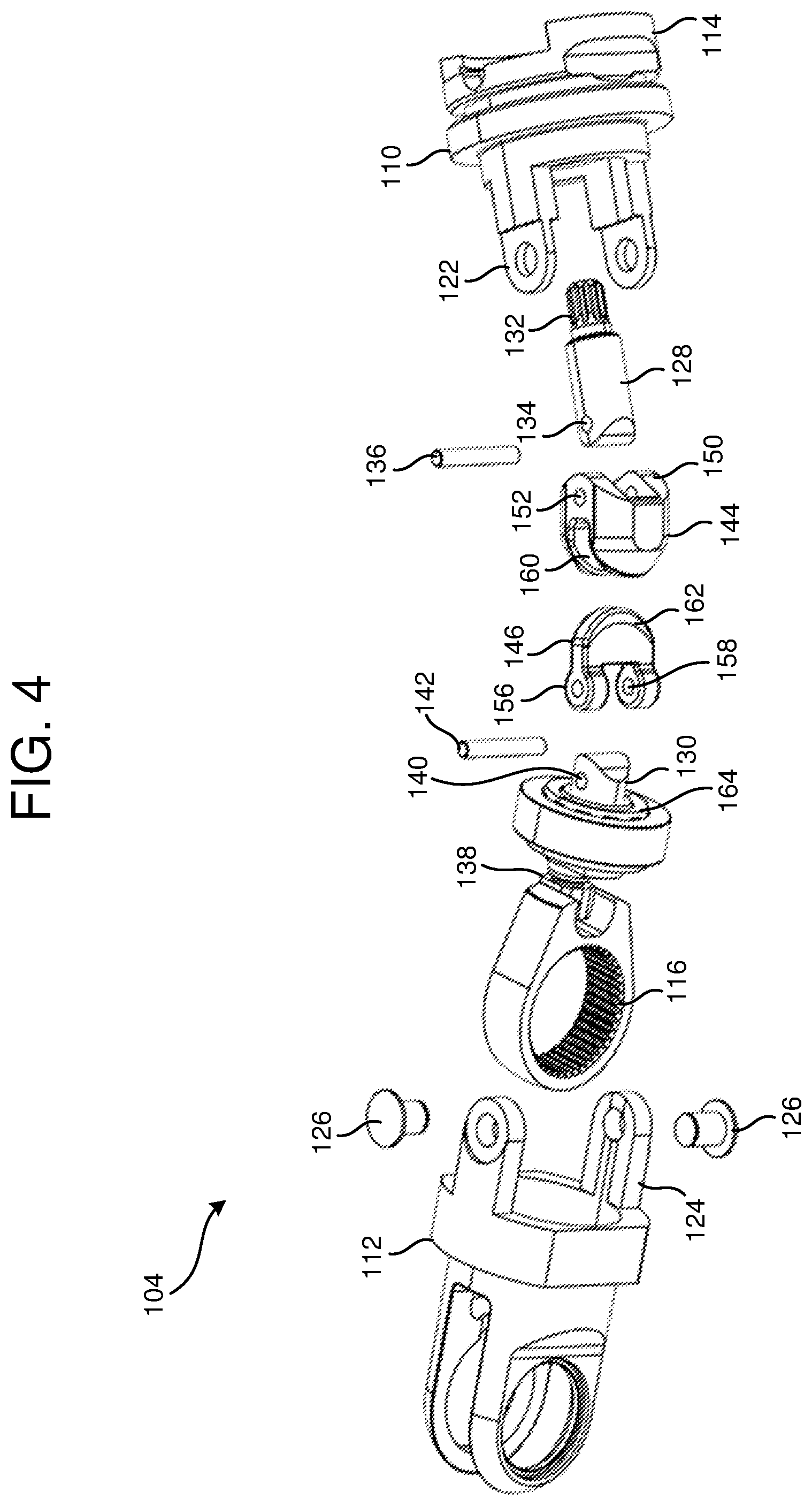 Patent US12508696 Figure 3 – Flexible head joints for cordless ratchet tools