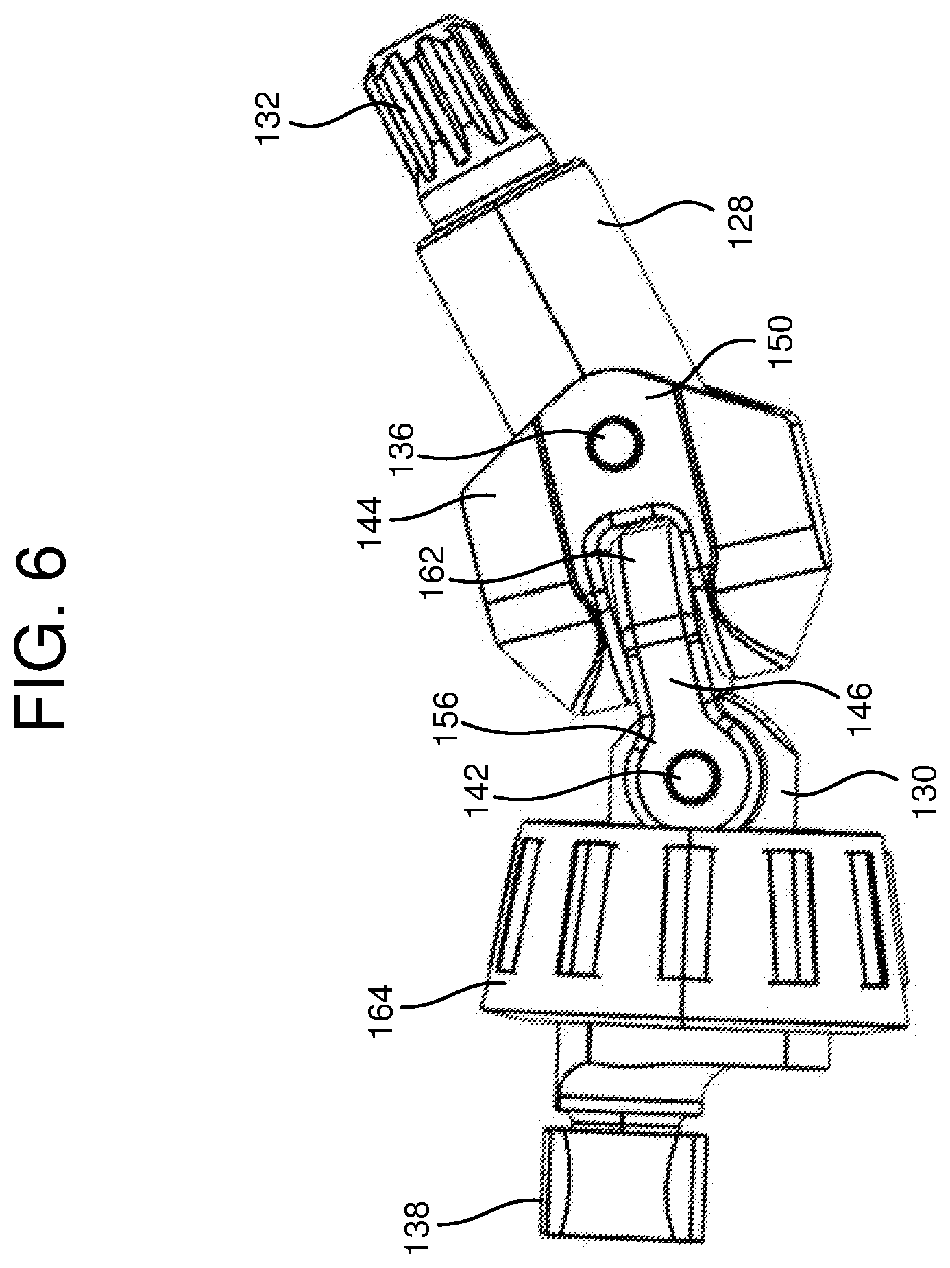 Patent US12508696 Figure 5 – Flexible head joints for cordless ratchet tools