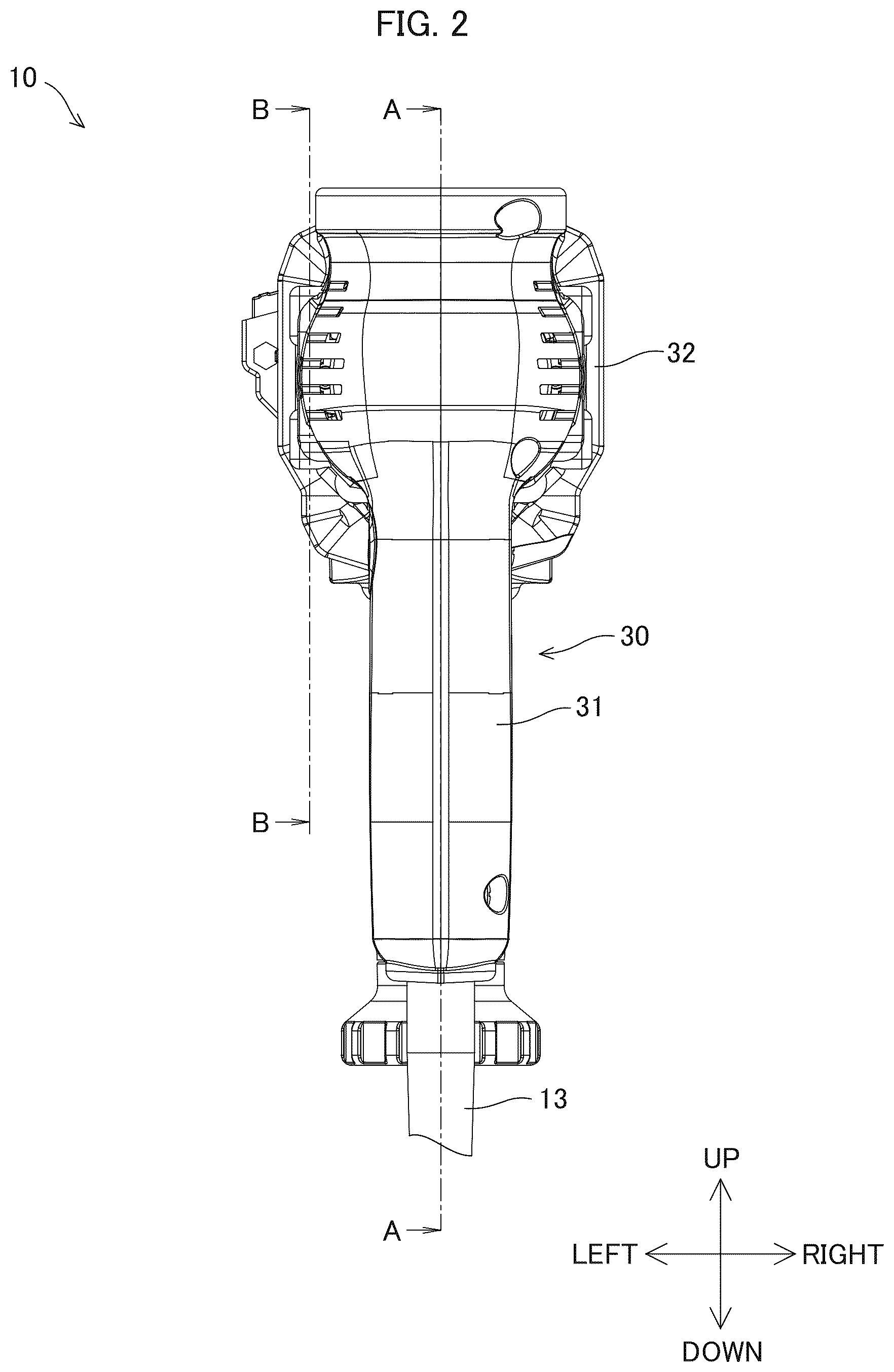 Patent US12508700 Figure 2 – Power tool having a hammer mechanism