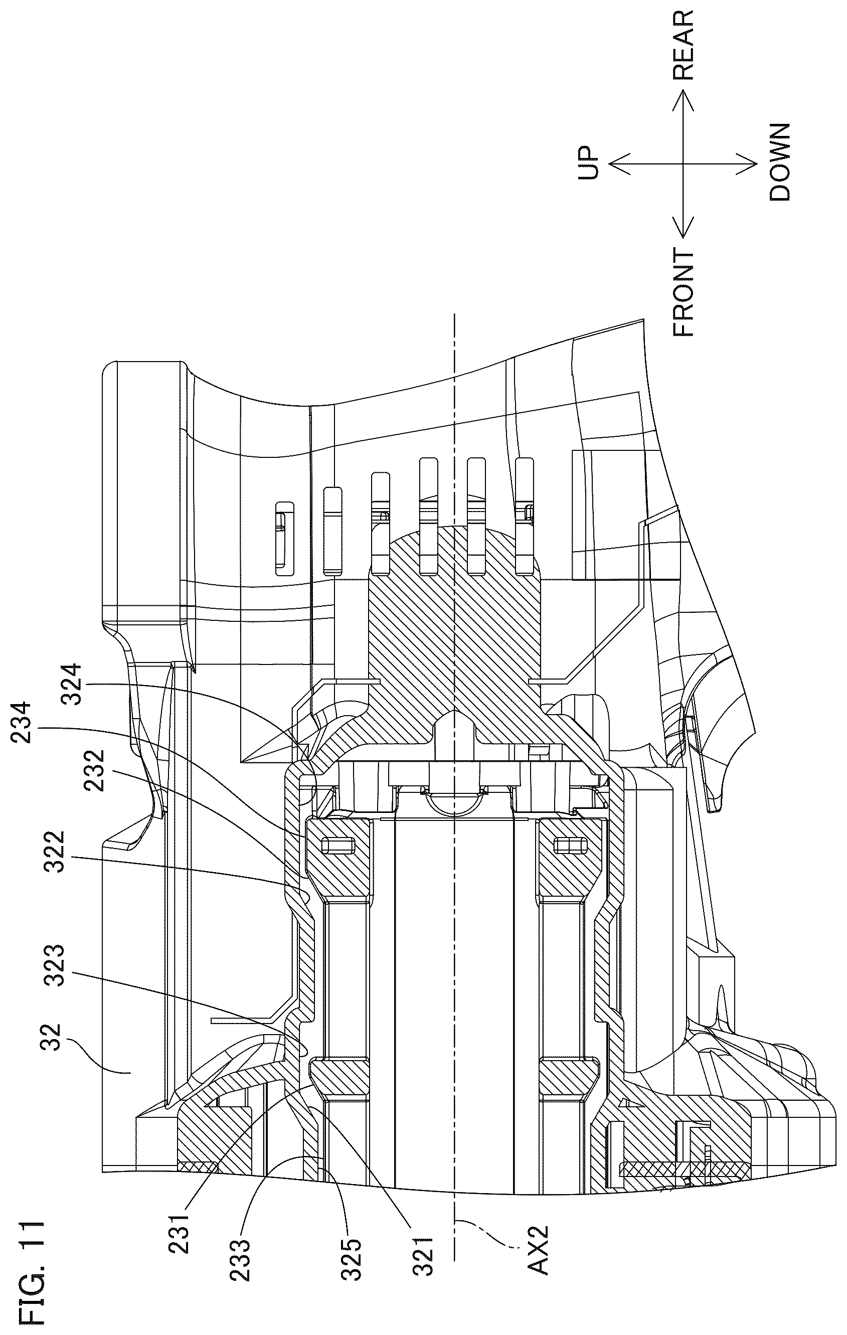 Patent US12508700 Figure 11 – Power tool having a hammer mechanism