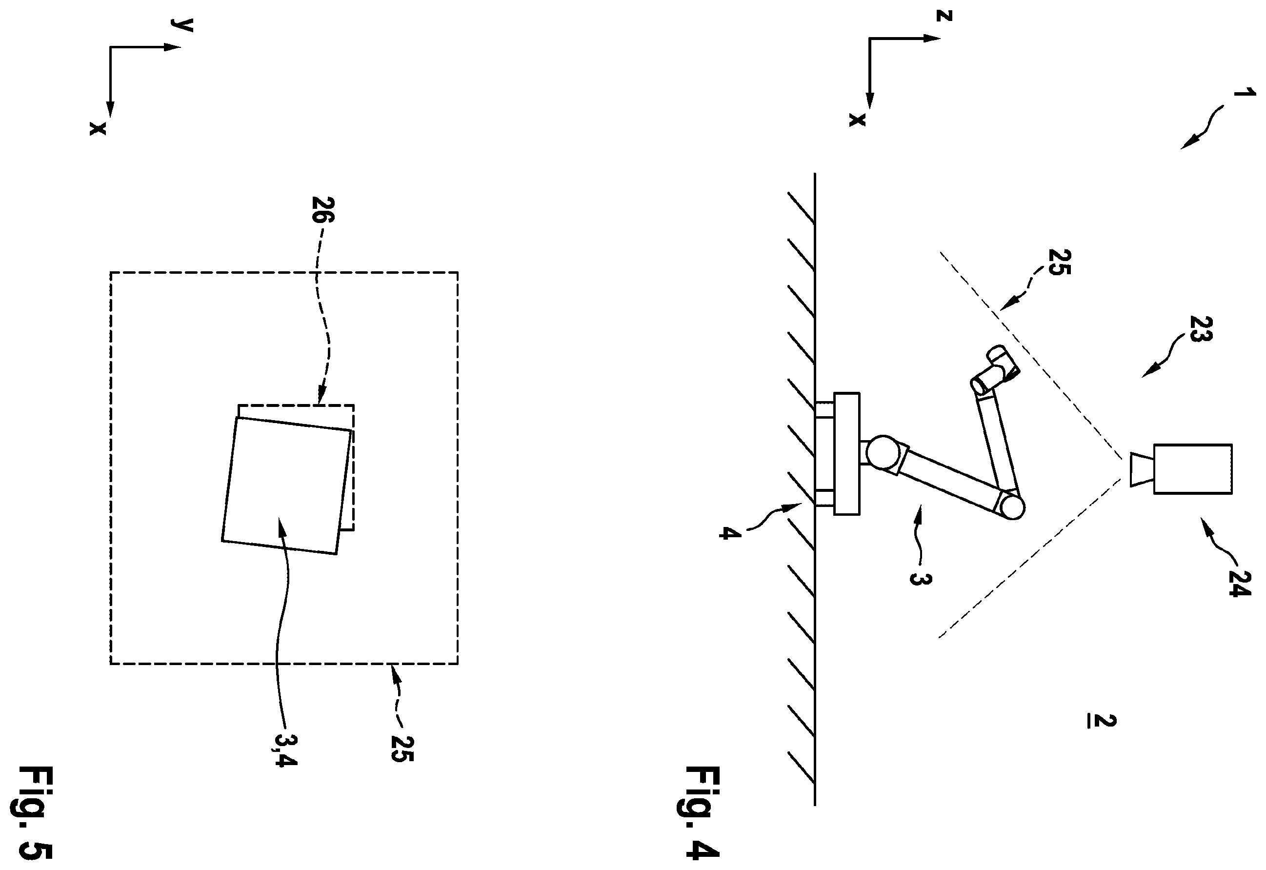 Patent US12508703 Figure 4 – Handling device for a manufacturing environment