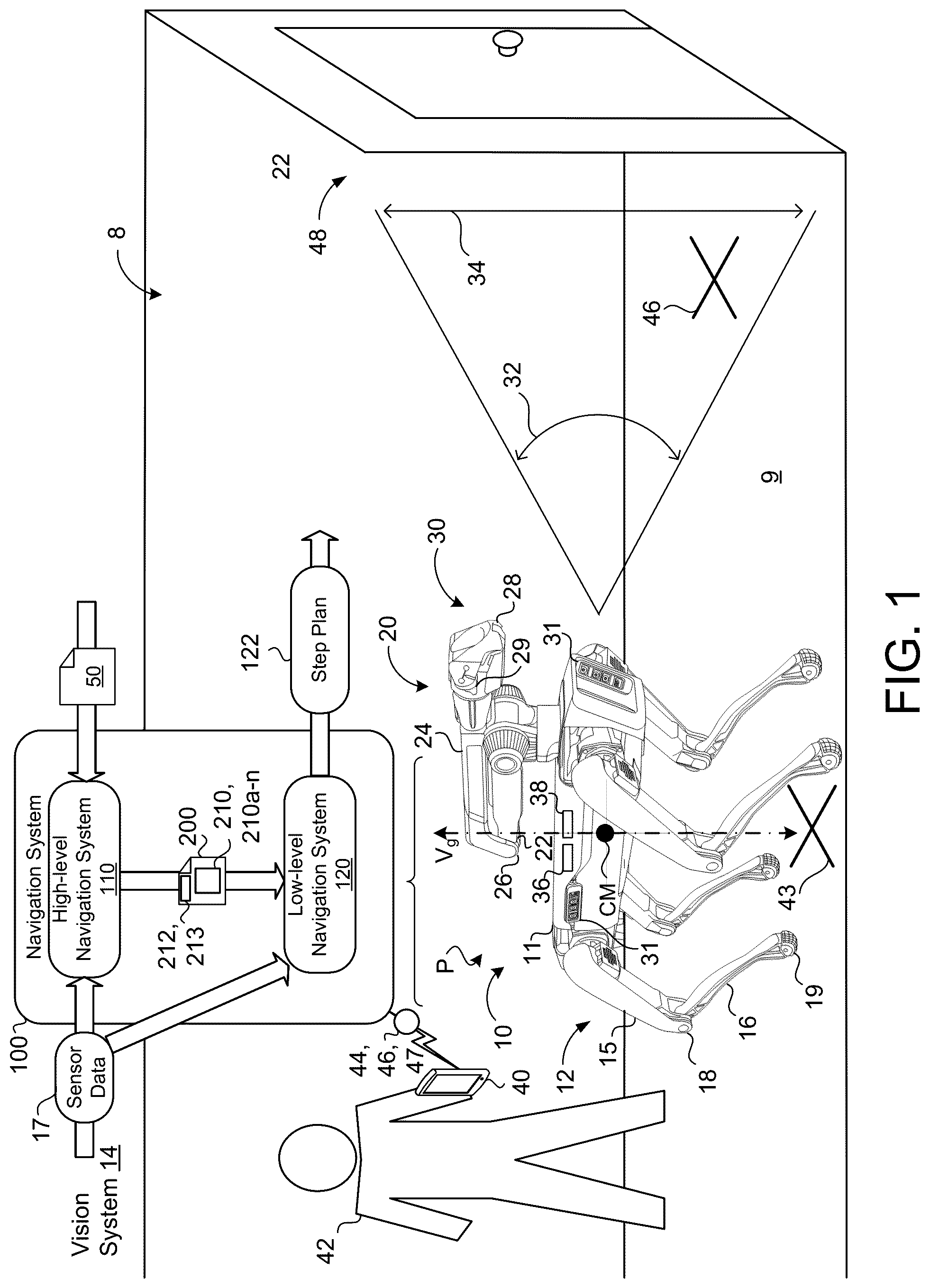 Patent US12508706 Figure 1 – Construction constrained motion primitives from robot maps