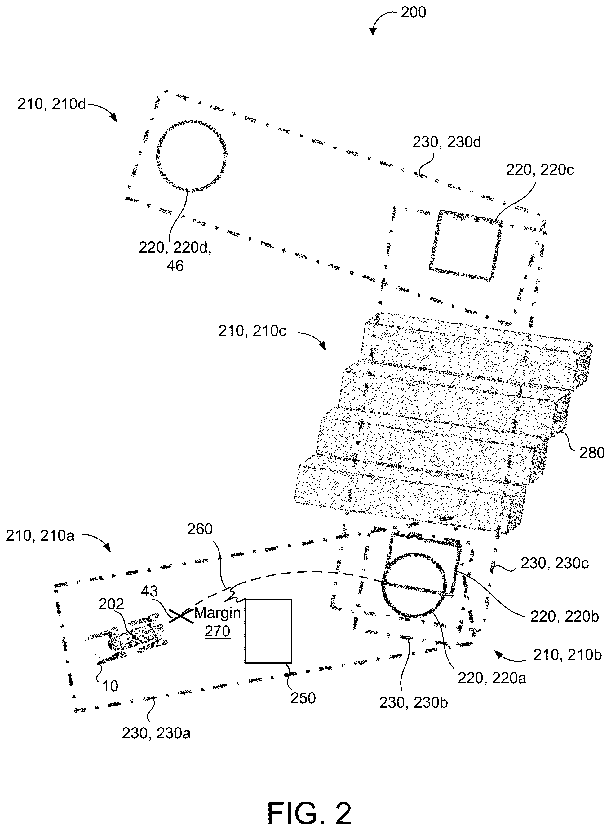 Patent US12508706 Figure 2 – Construction constrained motion primitives from robot maps