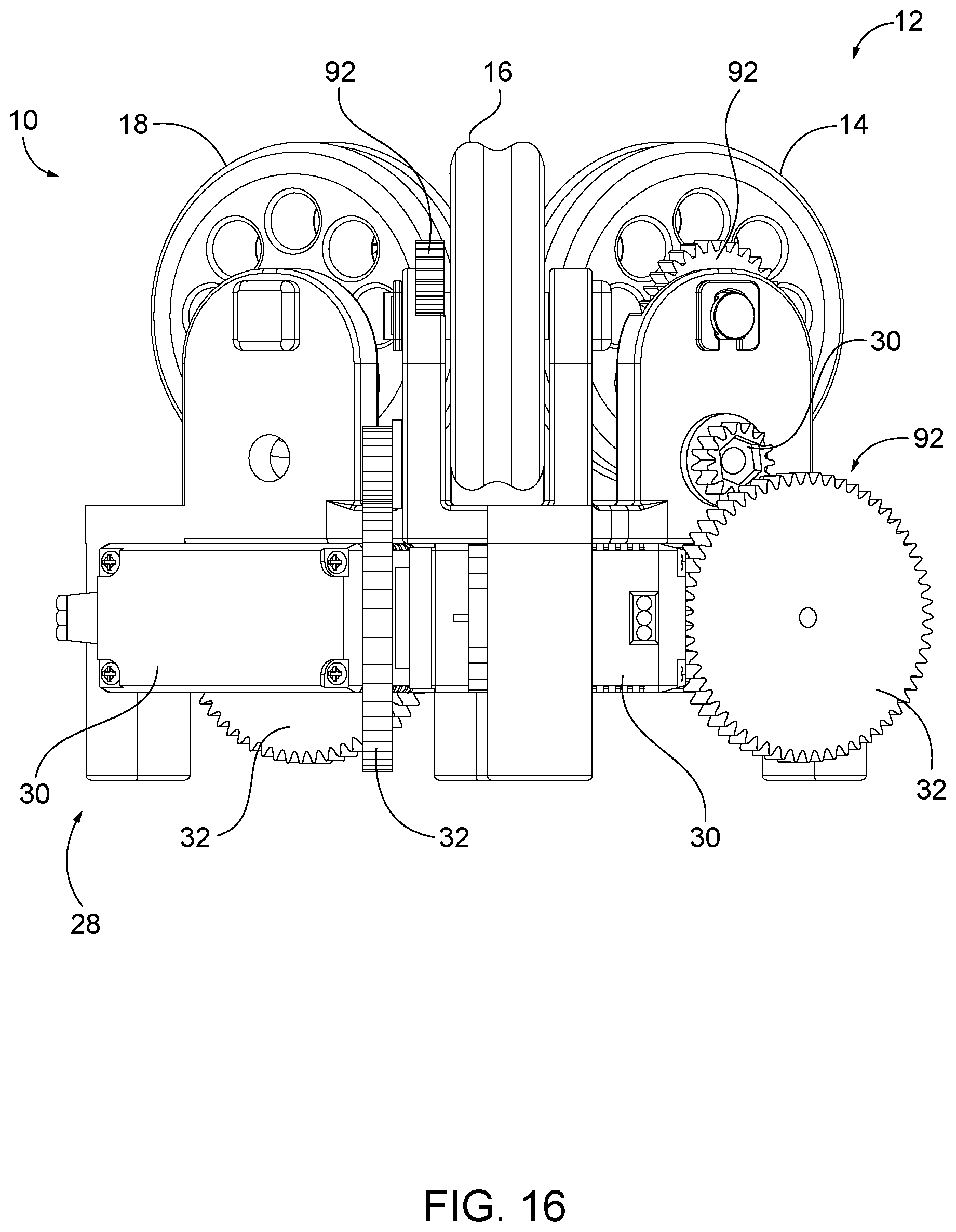 Patent US12508707 Figure 8 – Control devices for end effectors with multi-axis roller wheels, systems including the same, and related methods