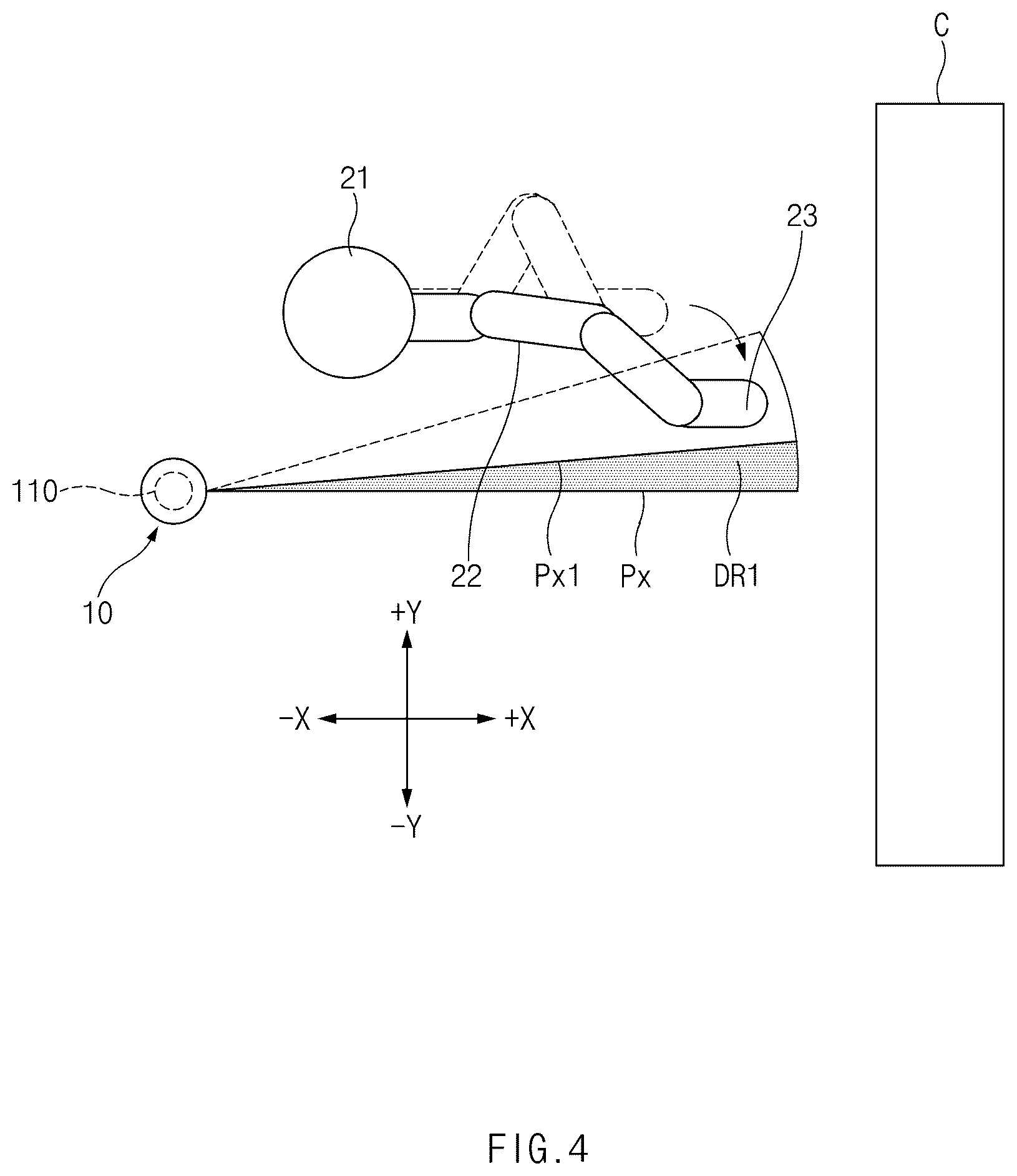 Patent US12508709 Figure 4 – Safety detecting device and a safety detecting system including the same