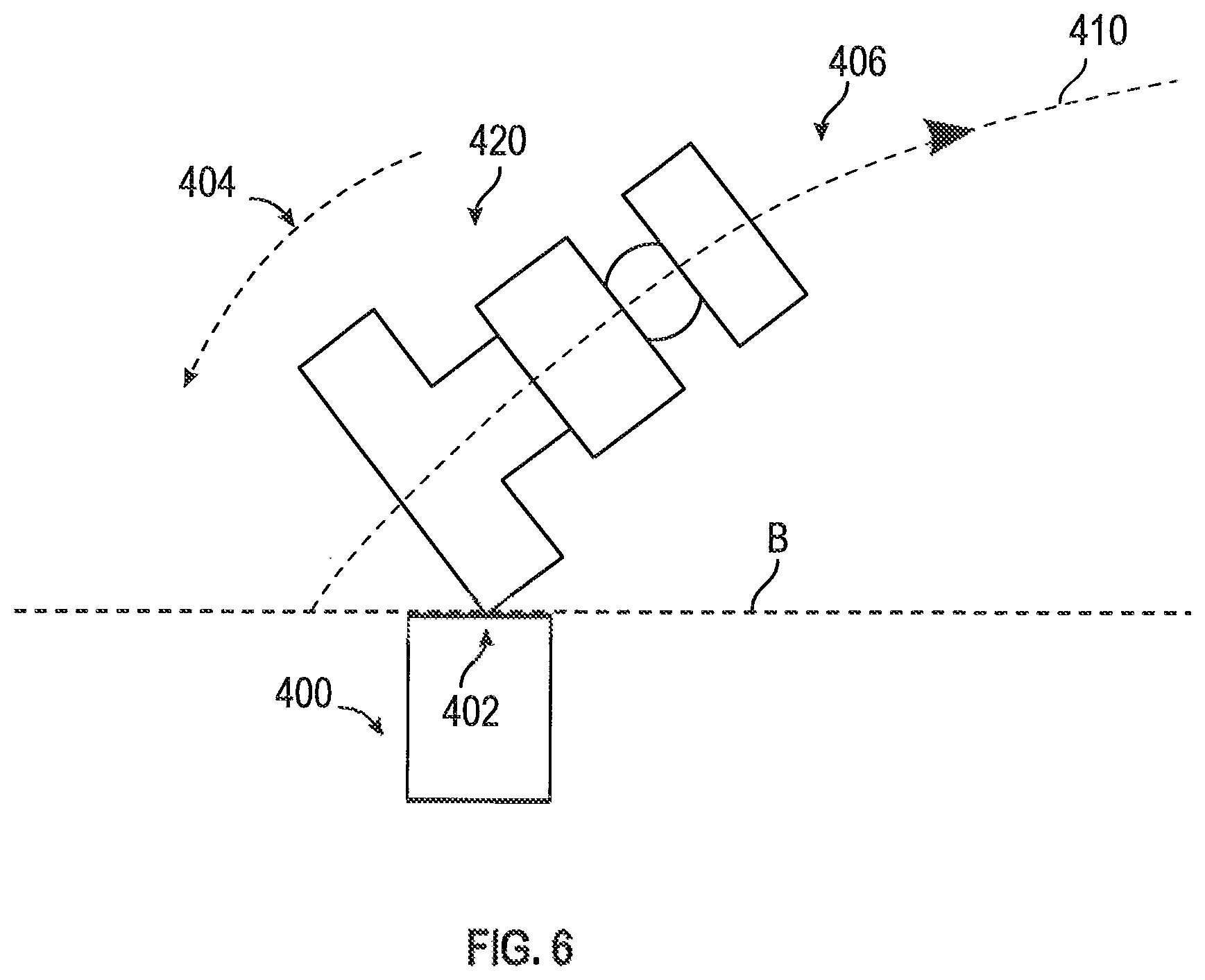Patent US12508712 Figure 5 – Contact management mode for robotic imaging system using multiple sensors