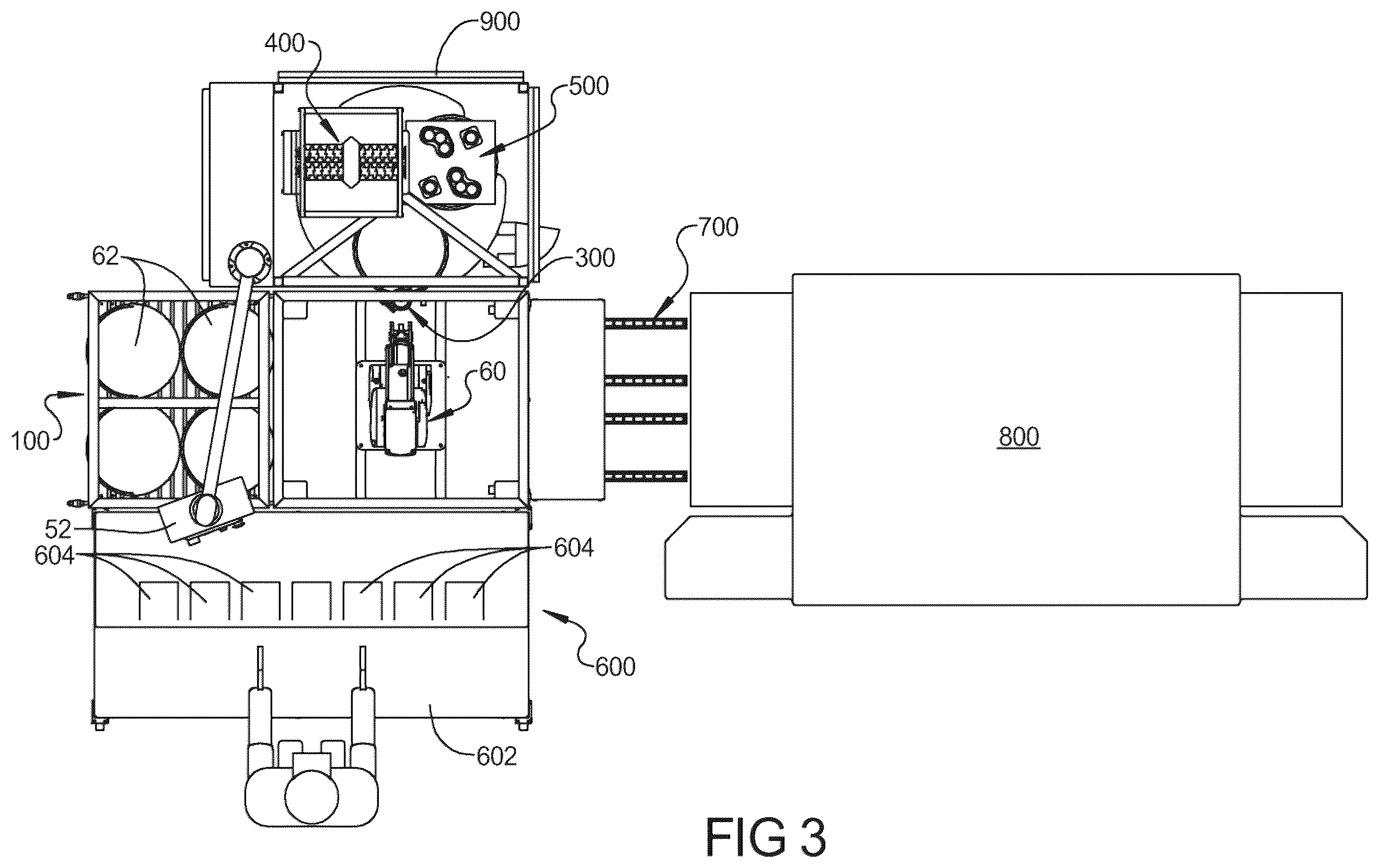 Patent US12508716 Figure 2 – Automated pizza assembly system including measuring device