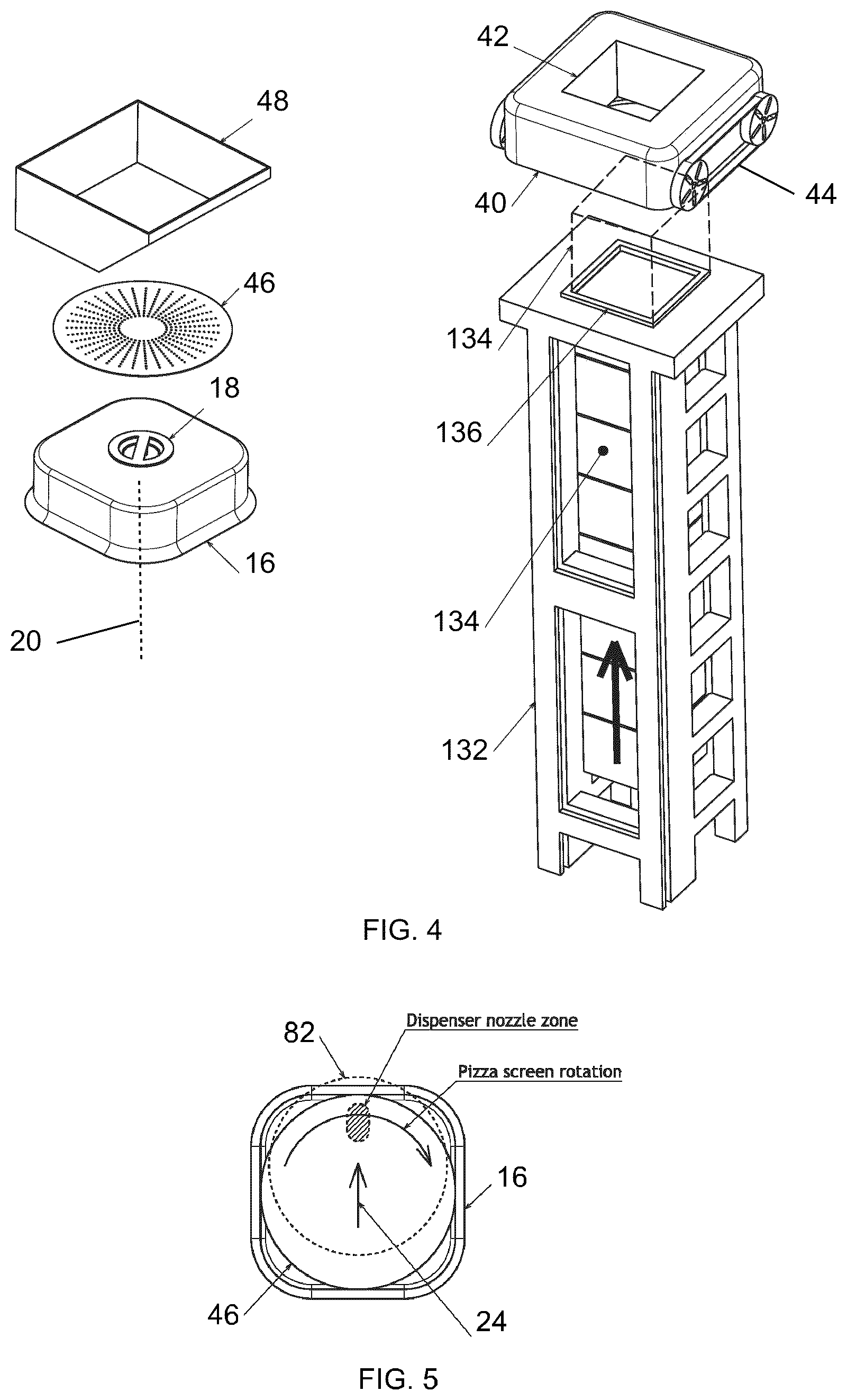 Patent US12508717 Figure 4 – Flexible automatic food processing and client orders execution machine