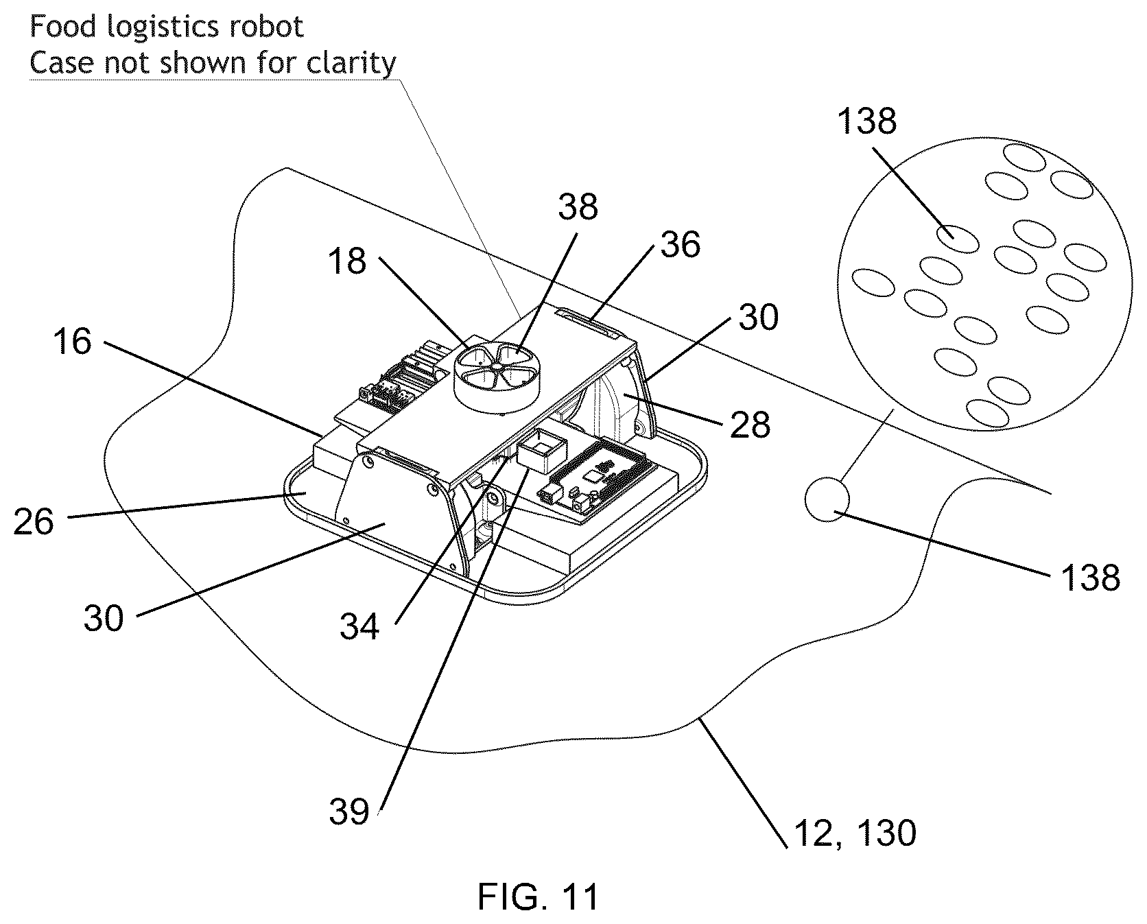Patent US12508717 Figure 10 – Flexible automatic food processing and client orders execution machine