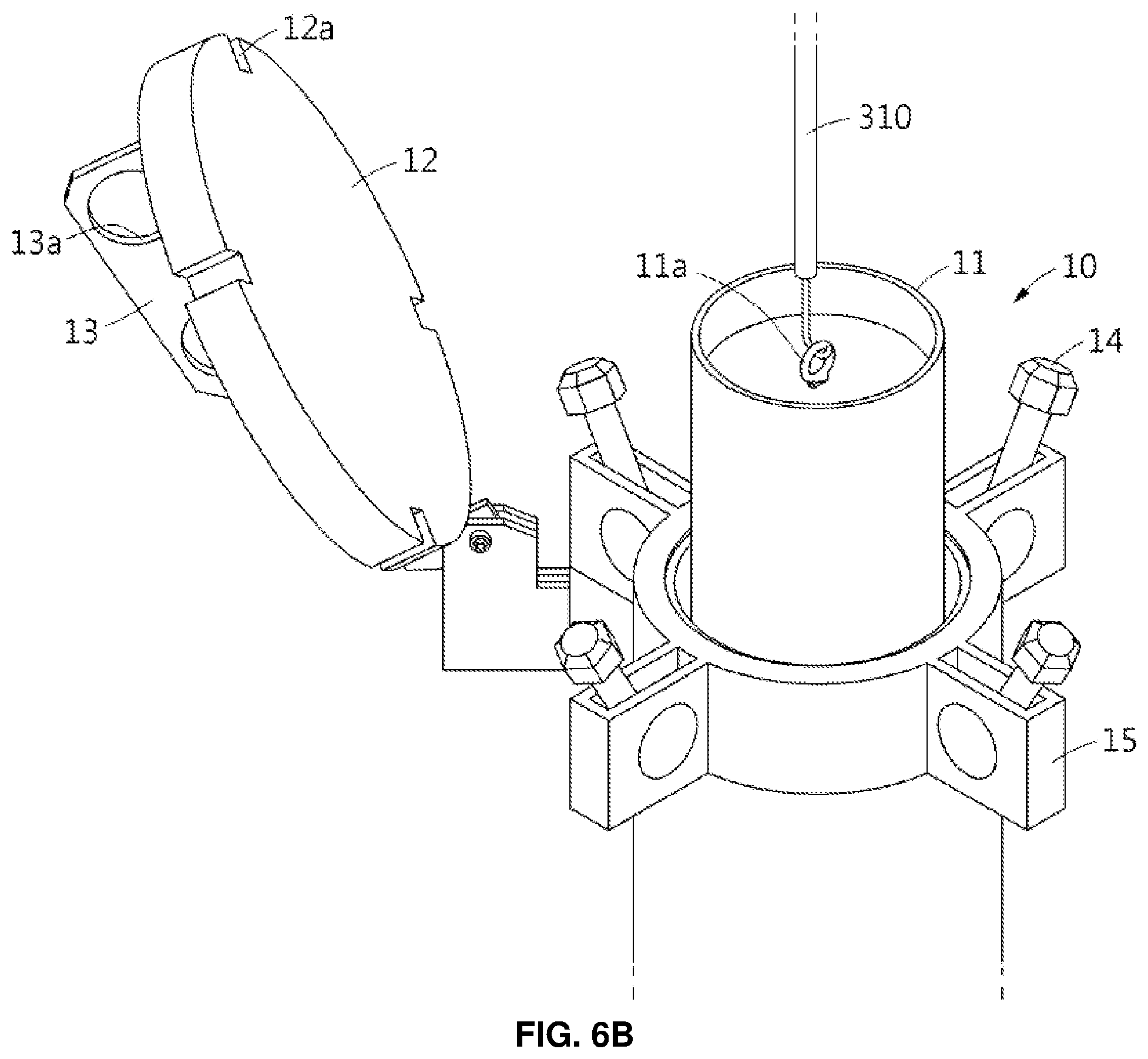 Patent US12508719 Figure 6 – Filter replacement device