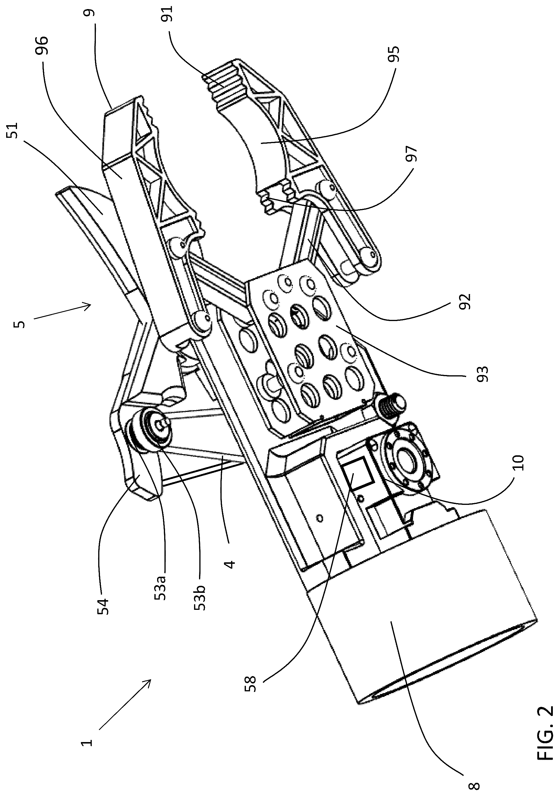Patent US12508720 Figure 2 – End effector including cutting blade and pulley assembly